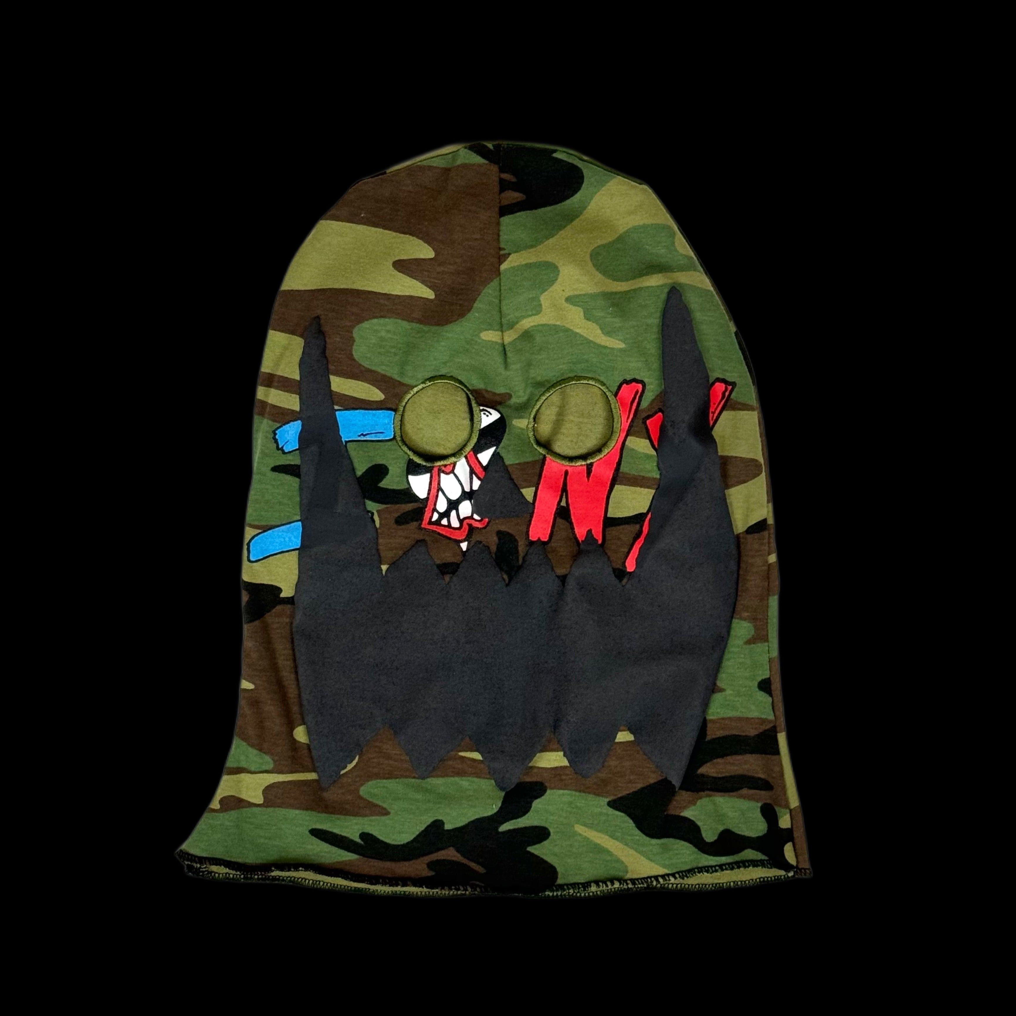 image of Asspizza Mattyboy Tee Shirt Mask Sex Records Mega in Camo, Men's