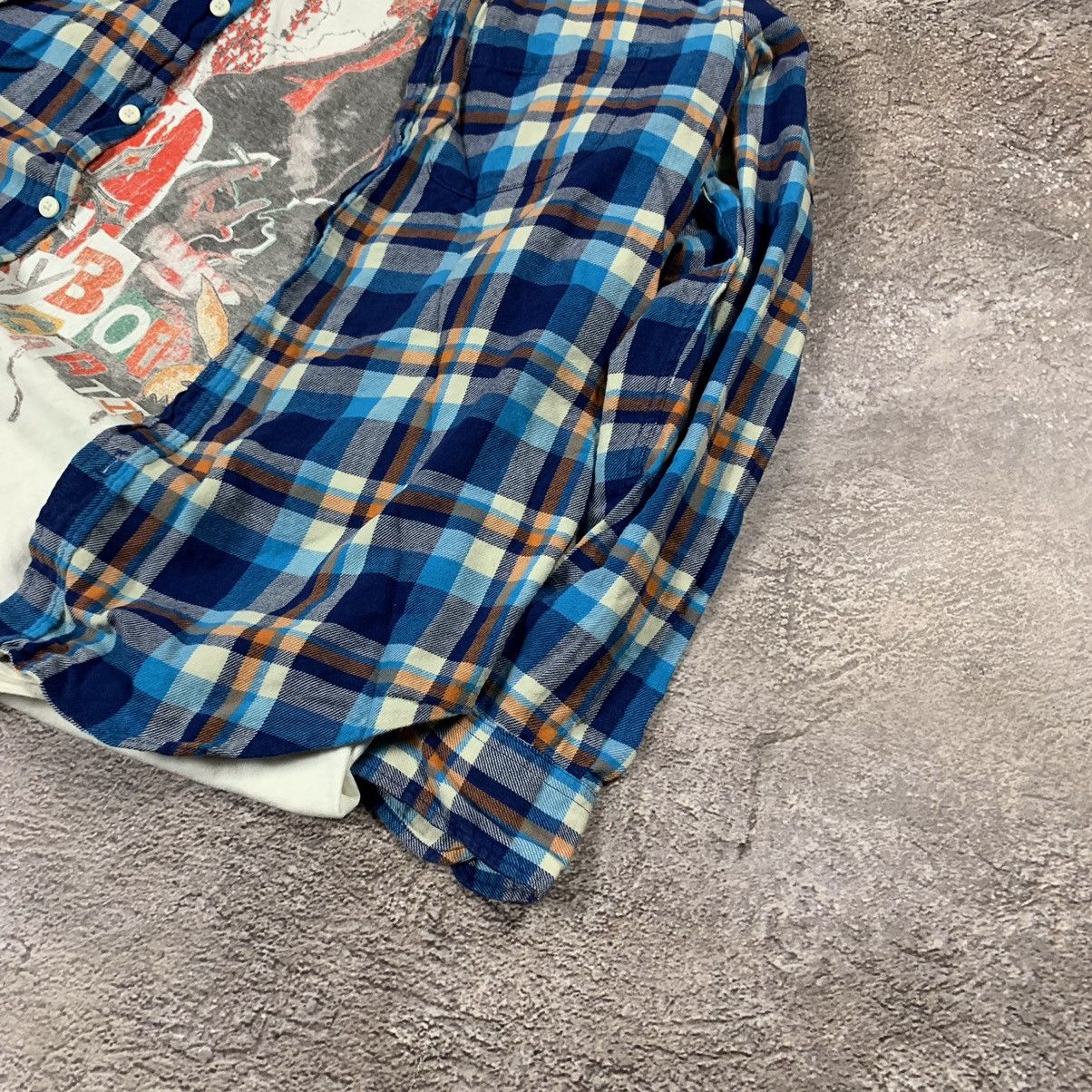 Vintage Vintage 90s Blue Plaid Shirt Workwear Grunge Streetwear S Size US S / EU 44-46 / 1 - 3 Thumbnail