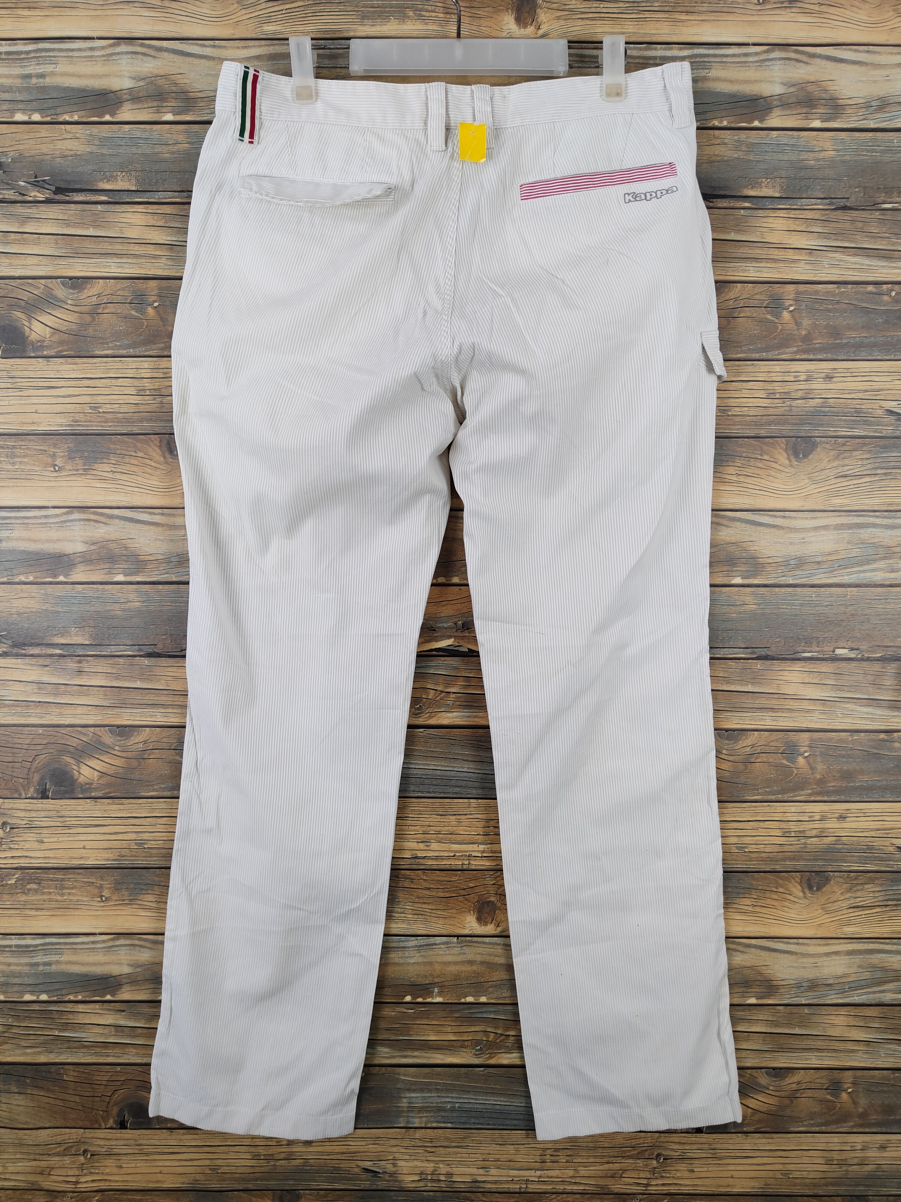 Kappa Kappa White Multipocket Tactical Cargo Pants #W1853 Size US 35 - 8 Thumbnail