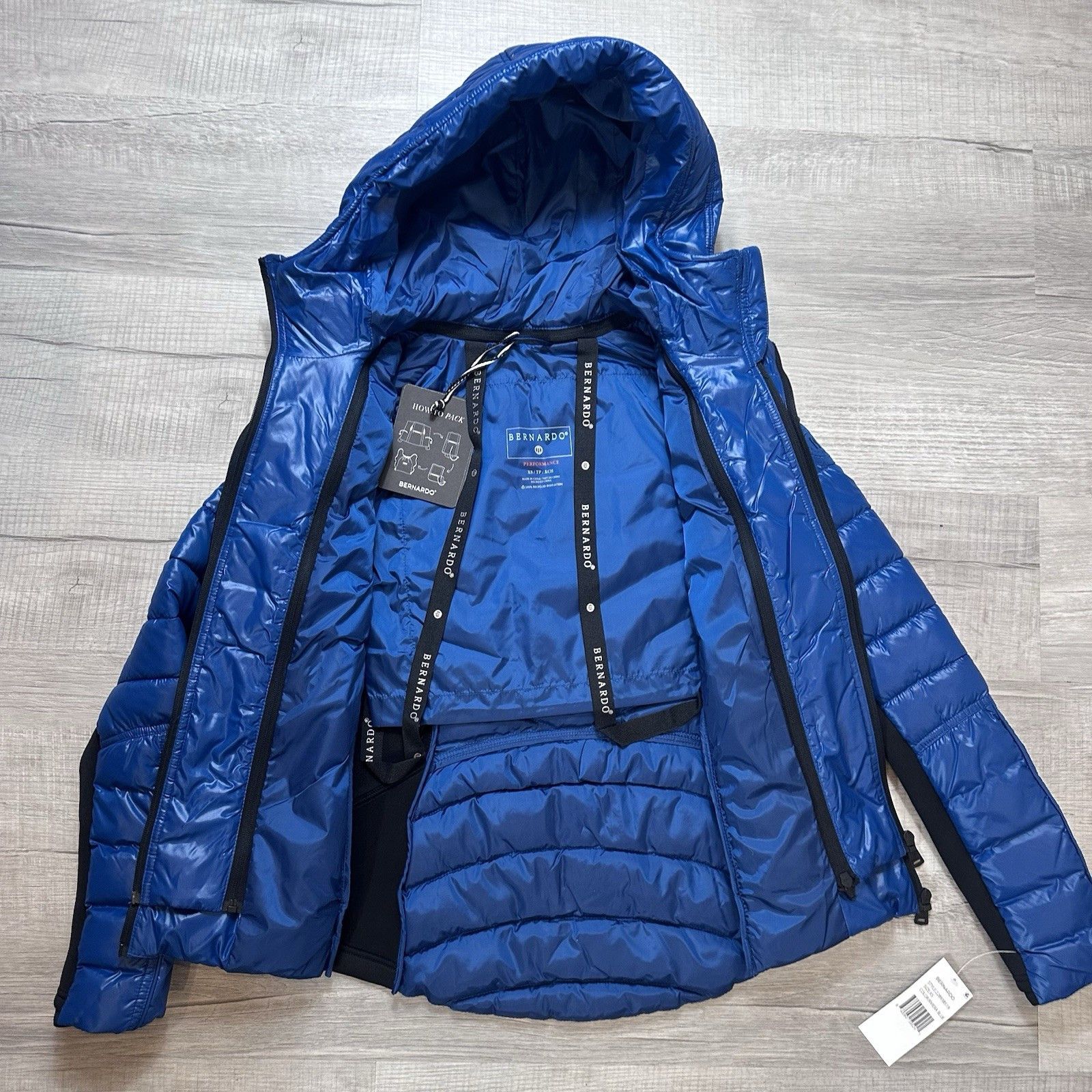 Other Bernardo Super Swift Puffer Coat Womens Sz XS Hooded Pockets Size XS / US 0-2 / IT 36-38 - 6 Thumbnail