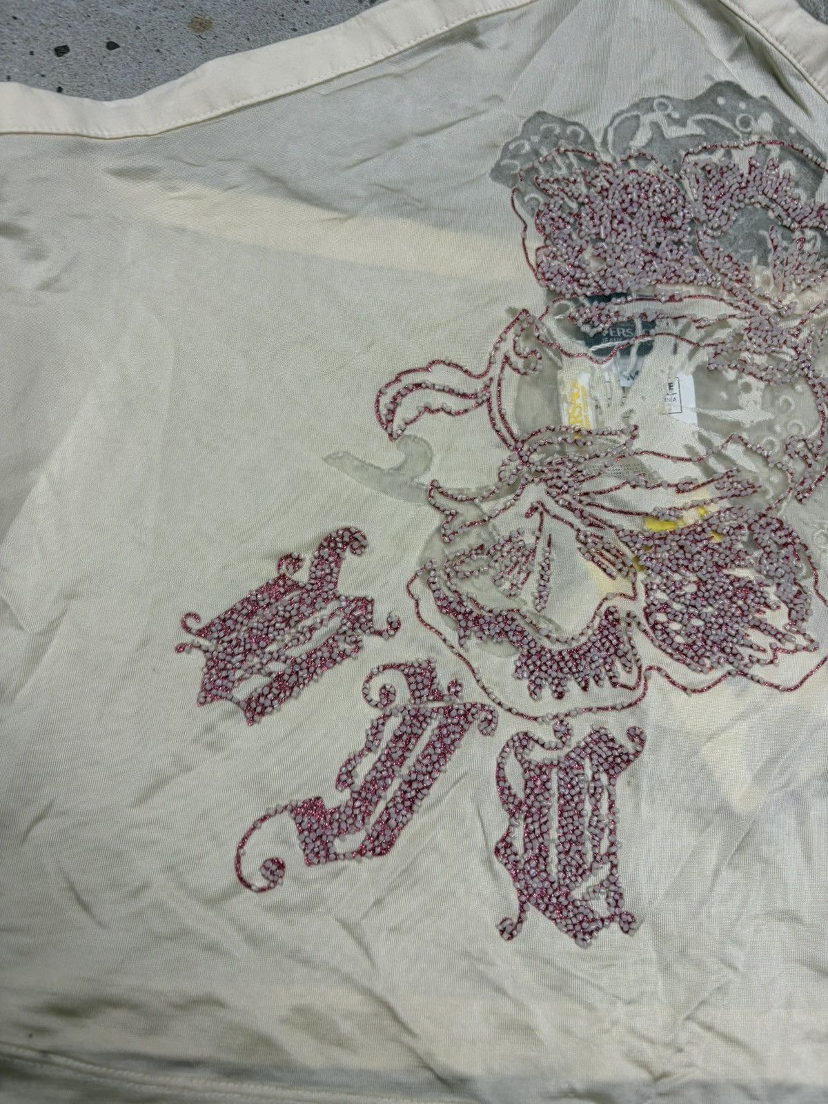 Versace Vintage 2000s Versace Jeans Couture Halter Top Print Cropped Size M / US 6-8 / IT 42-44 - 5 Thumbnail
