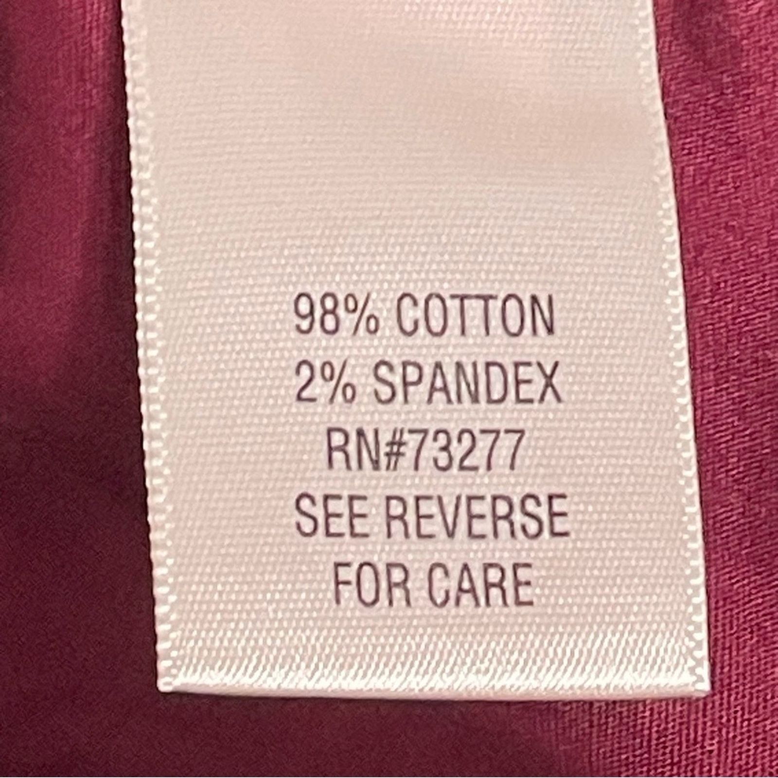 Sonoma SONOMA Wine Colored Long Sleeve Button Up Shirt Size XL NWT Size XL / US 12-14 / IT 48-50 - 9 Thumbnail