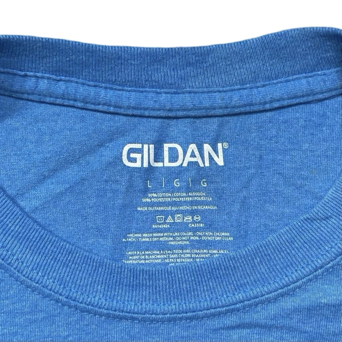 Gildan Gildan Blue T Shirt Size Large Size US L / EU 52-54 / 3 - 3 Thumbnail