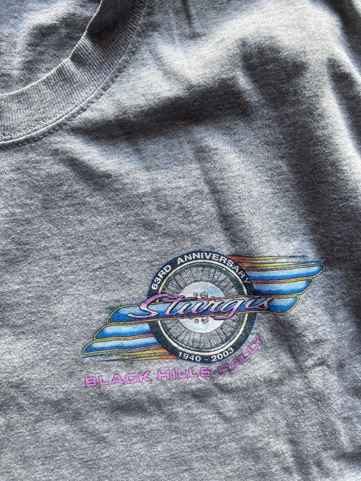Harley Davidson 2003 Sturgis Biker Rally Tee Size US XL / EU 56 / 4 - 4 Thumbnail