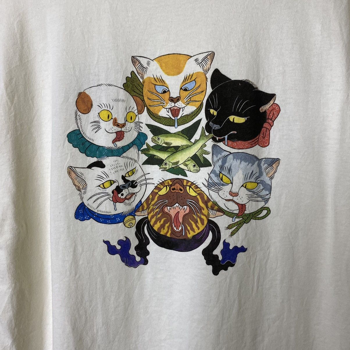 Japanese Brand Graniph x Ayako Ishiguro Artwork LS T Shirt Size US M / EU 48-50 / 2 - 2 Thumbnail