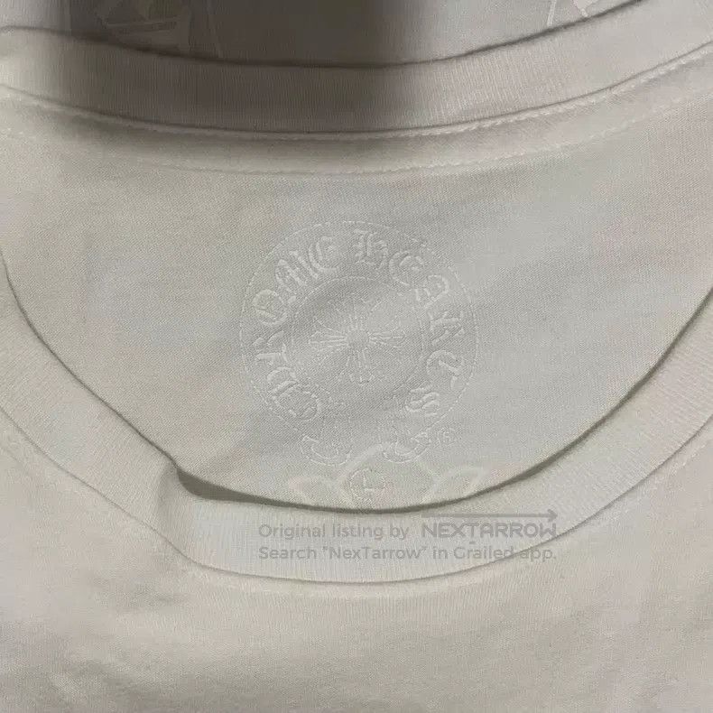 Chrome Hearts CHROME HEARTS Size L White cross-arm T-shirt with Sanskrit Size US L / EU 52-54 / 3 - 3 Thumbnail