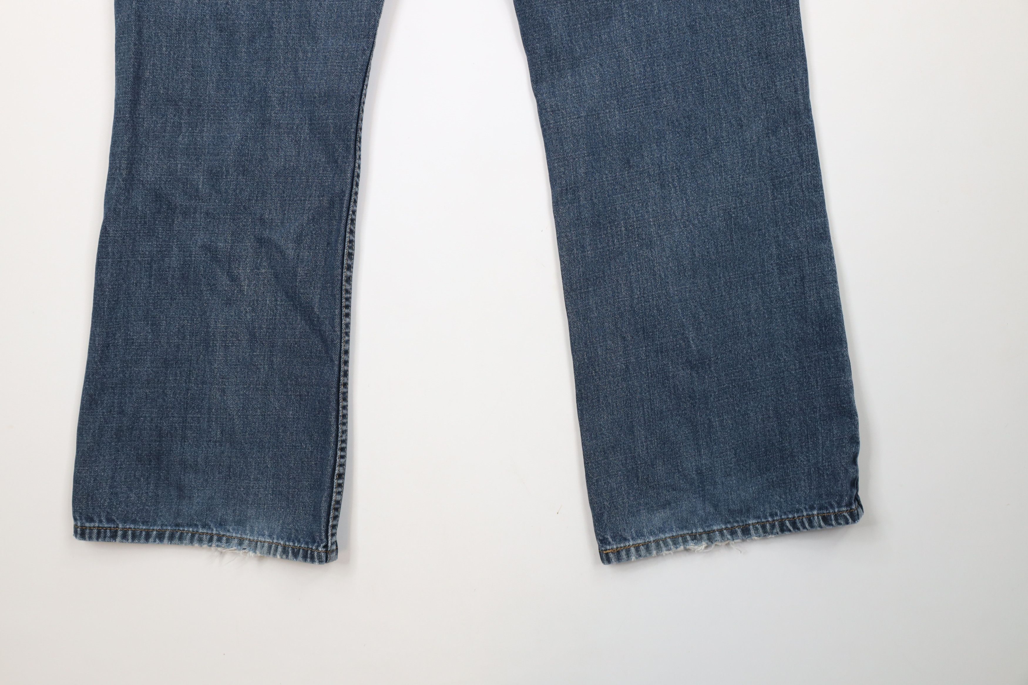 Levi's × Vintage Vintage Y2K Levis 527 Wide Leg Bootcut Denim Jeans Blue Size US 36 / EU 52 - 14 Thumbnail