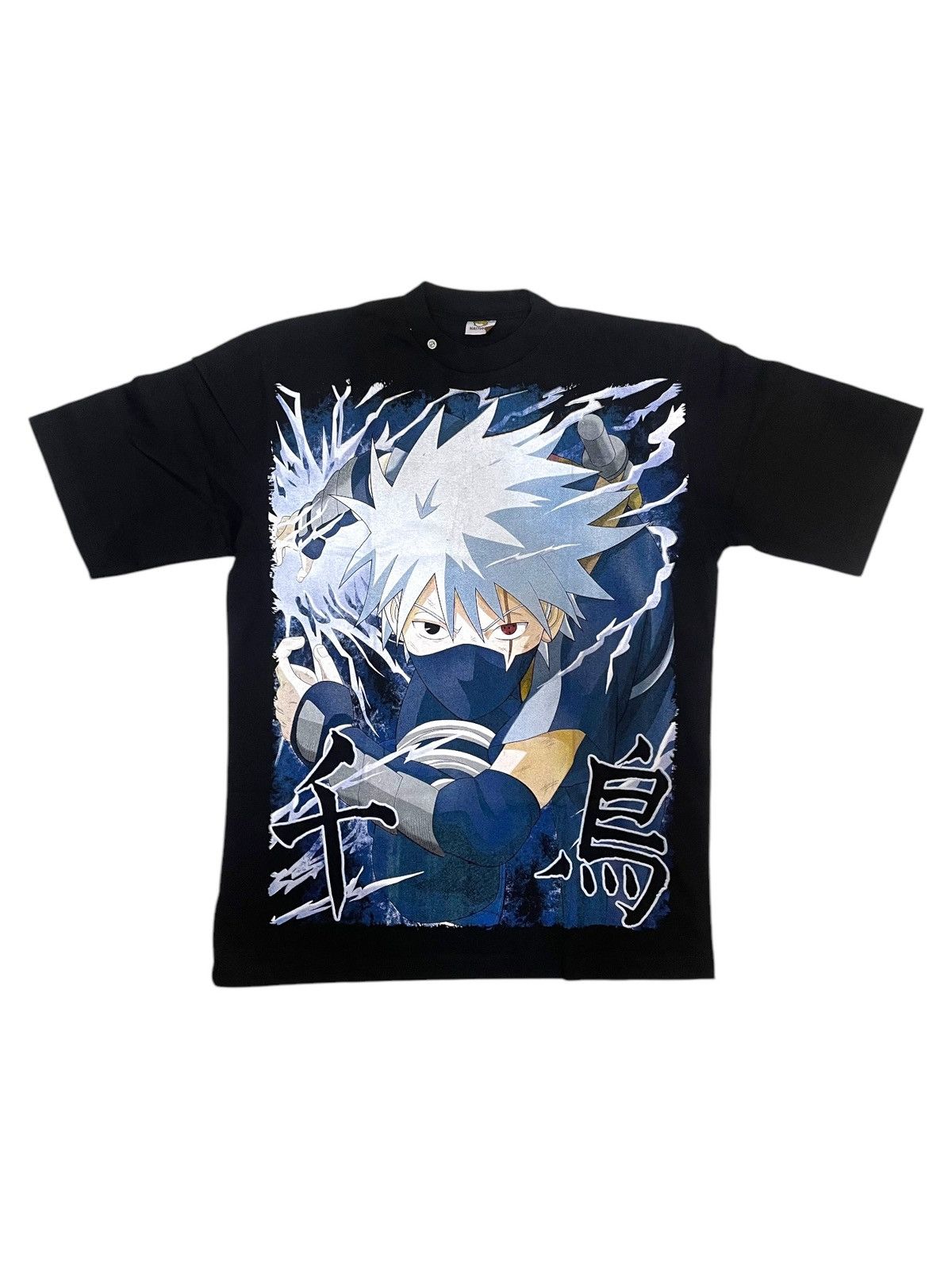 Anime × Vintage Naruto Anime Bootleg Rare Tshirt Kakashi Size US XL / EU 56 / 4 - 1 Thumbnail