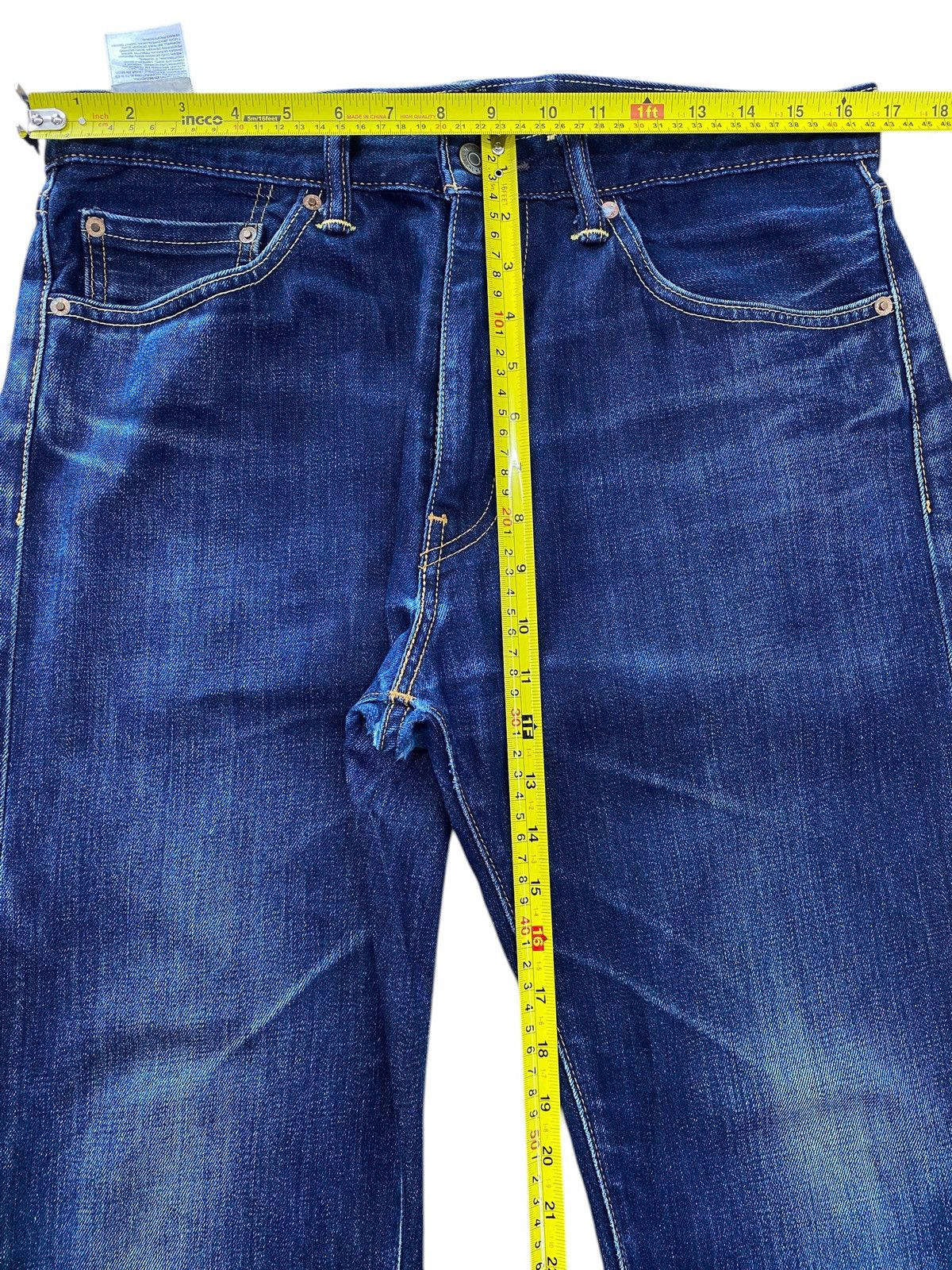 Levi's Levi’s Blue Wash Straight Leg Style Jeans Size US 33 - 6 Thumbnail