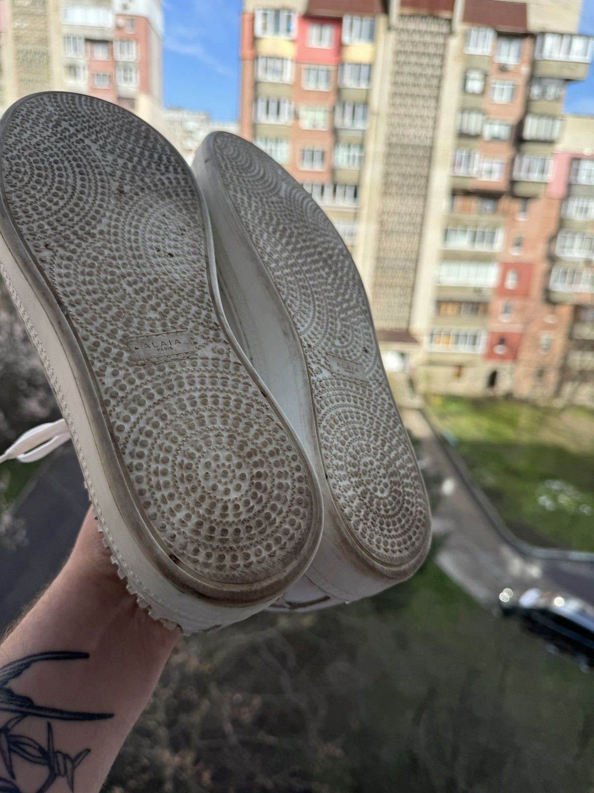 Alaia Alaia Alaïa Paris Leather Sneakers Size 41 Size US 10 / IT 40 - 7 Thumbnail