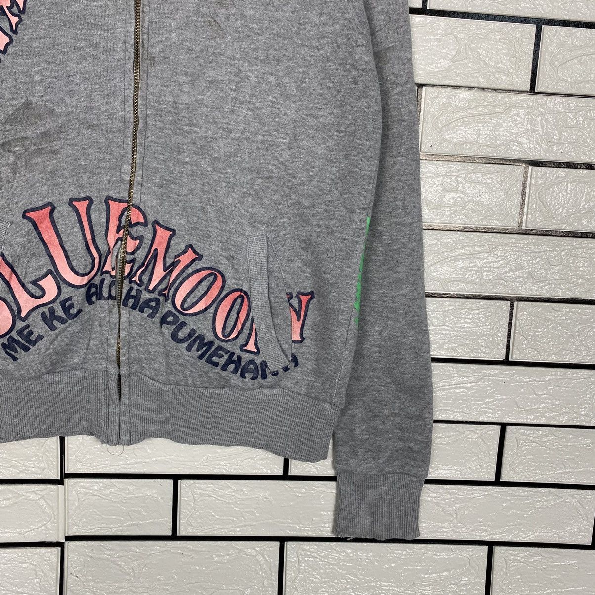 Japanese Brand 📌Vintage Zipper Sweater Hawaiian Blue Moon Big Logo Size US M / EU 48-50 / 2 - 7 Thumbnail