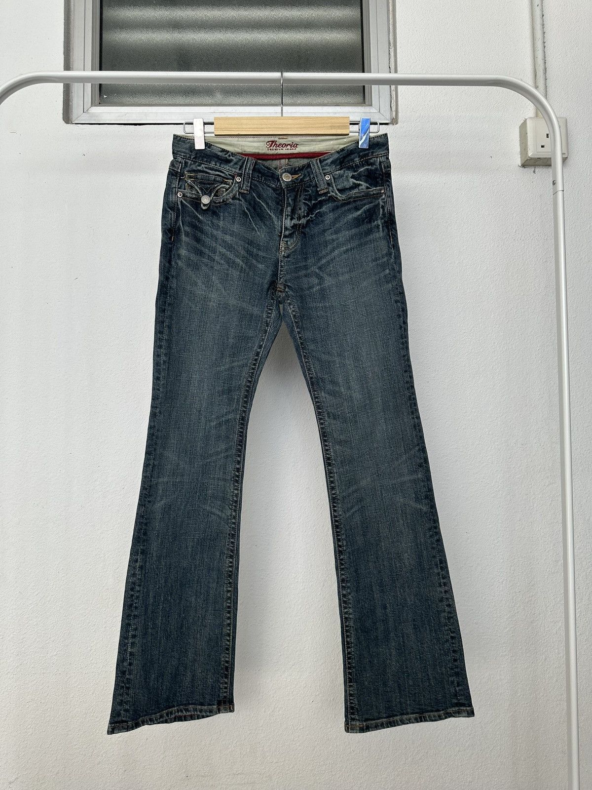 Hysteric Glamour 2000's Theoria j-rock flared fashion jeans Size US 30 / EU 46 - 10 Thumbnail