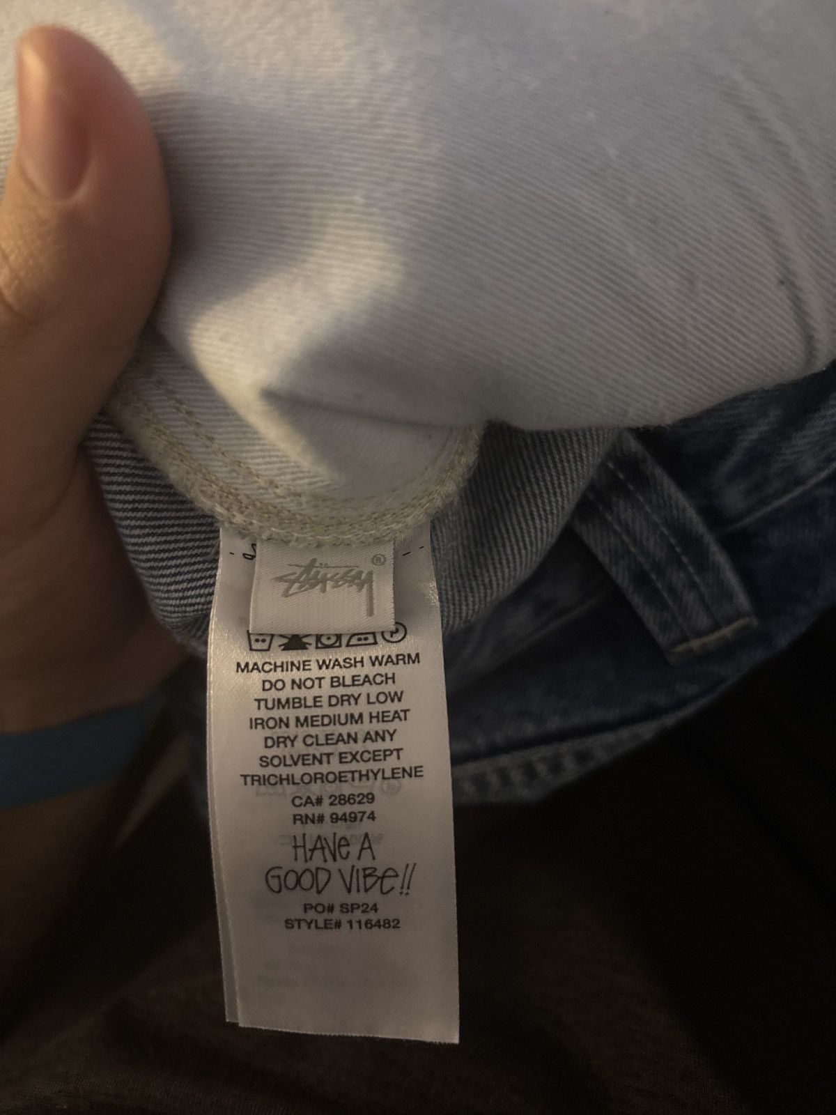 Stussy Stussy Work Pant “Washed Blue” Size US 34 / EU 50 - 8 Thumbnail