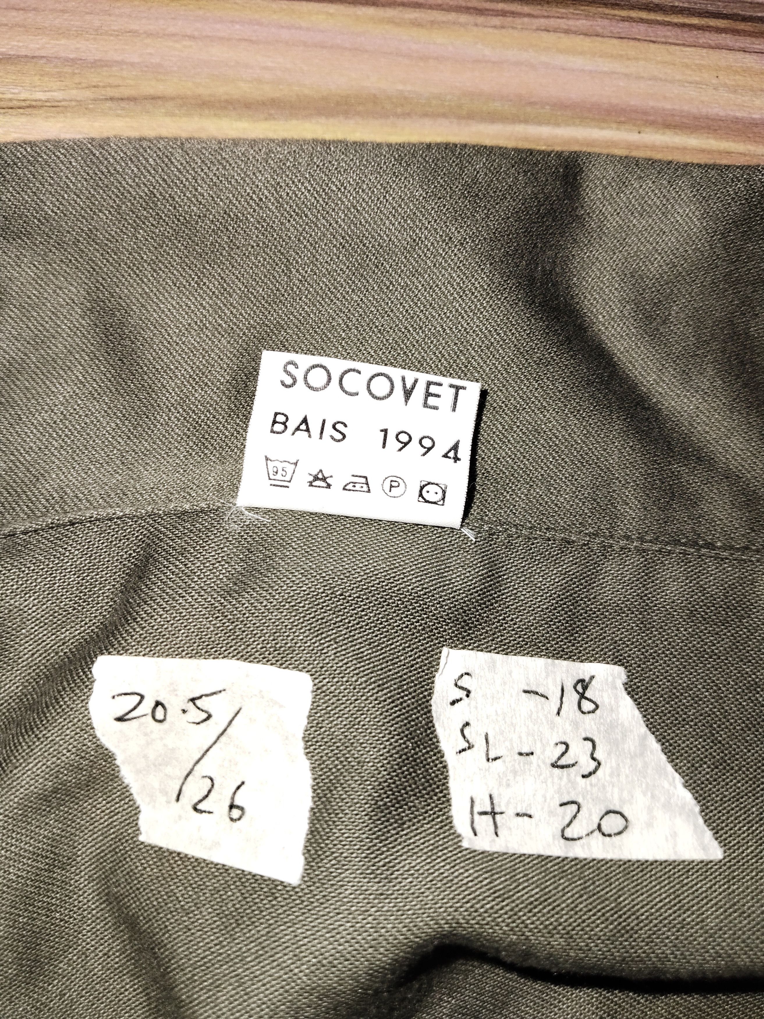 Vintage Vintage French Army SOCOVET BAIS 1994 Jacket Size US M / EU 48-50 / 2 - 2 Thumbnail