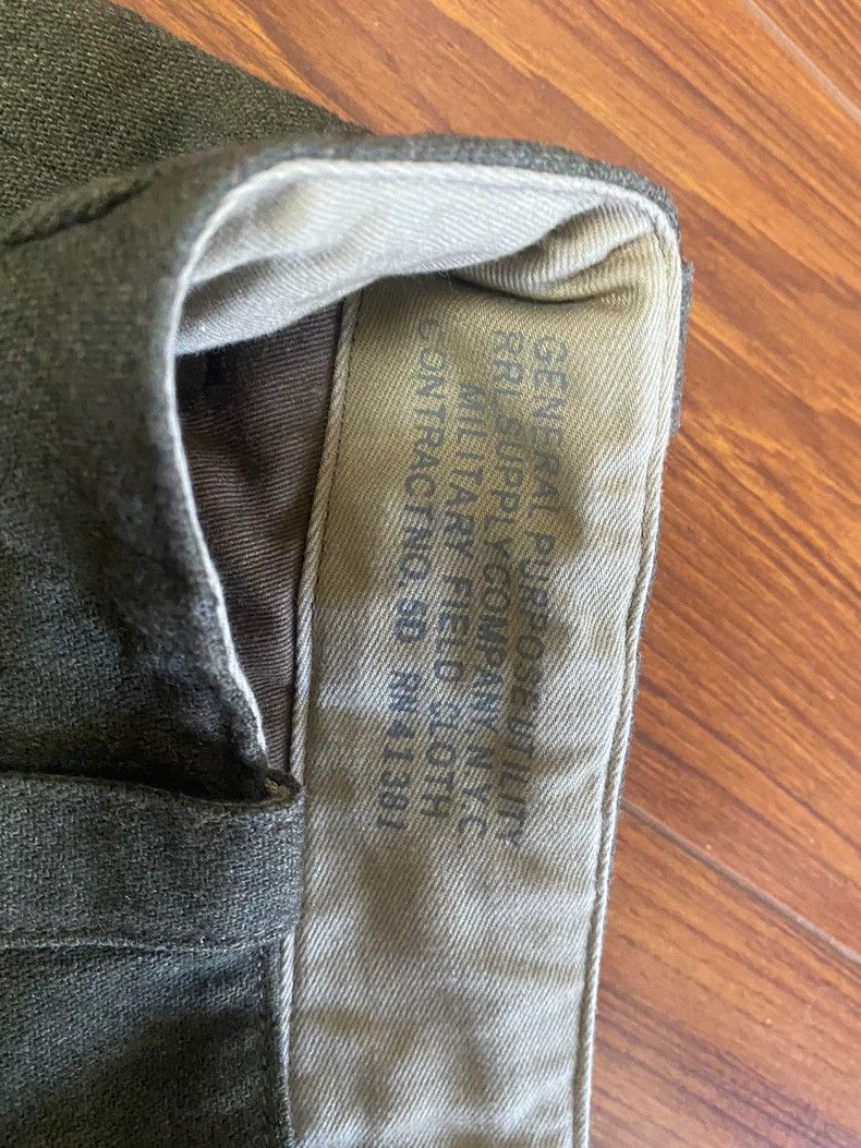 RRL Ralph Lauren RRL Ralph Lauren Old heavyweight cotton wool blended milit Size US 28 / EU 44 - 4 Thumbnail