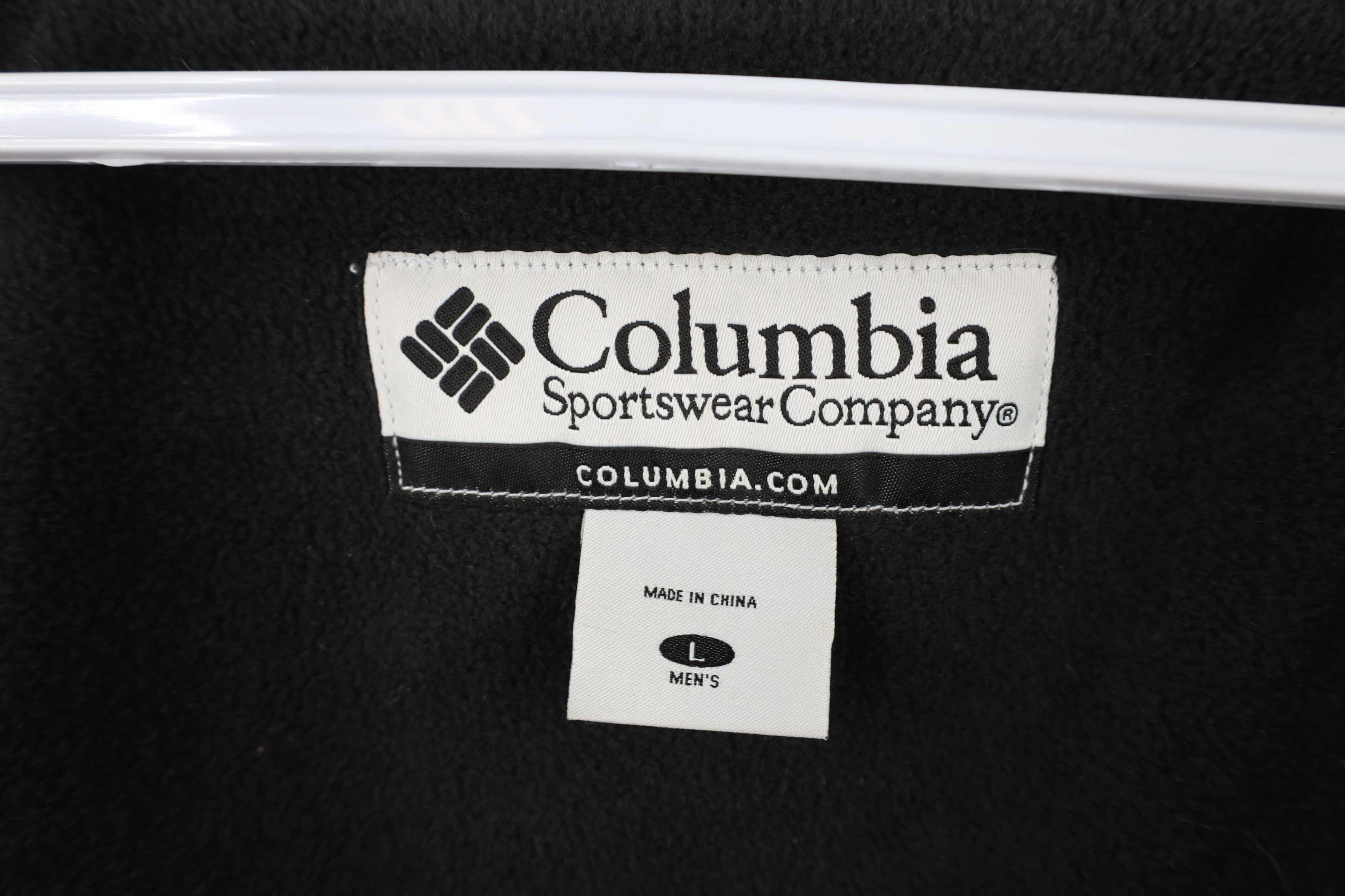 Columbia × Vintage Vintage Columbia Spell Out Fleece Lined Bomber Jacket Black Size US L / EU 52-54 / 3 - 11 Thumbnail