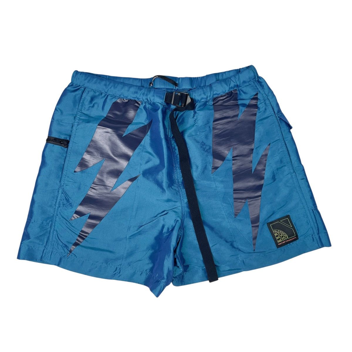 Pacsun Not Of This Earth Blue Climber Shorts Tracey Mills PACSUN Size US 31 - 1 Thumbnail