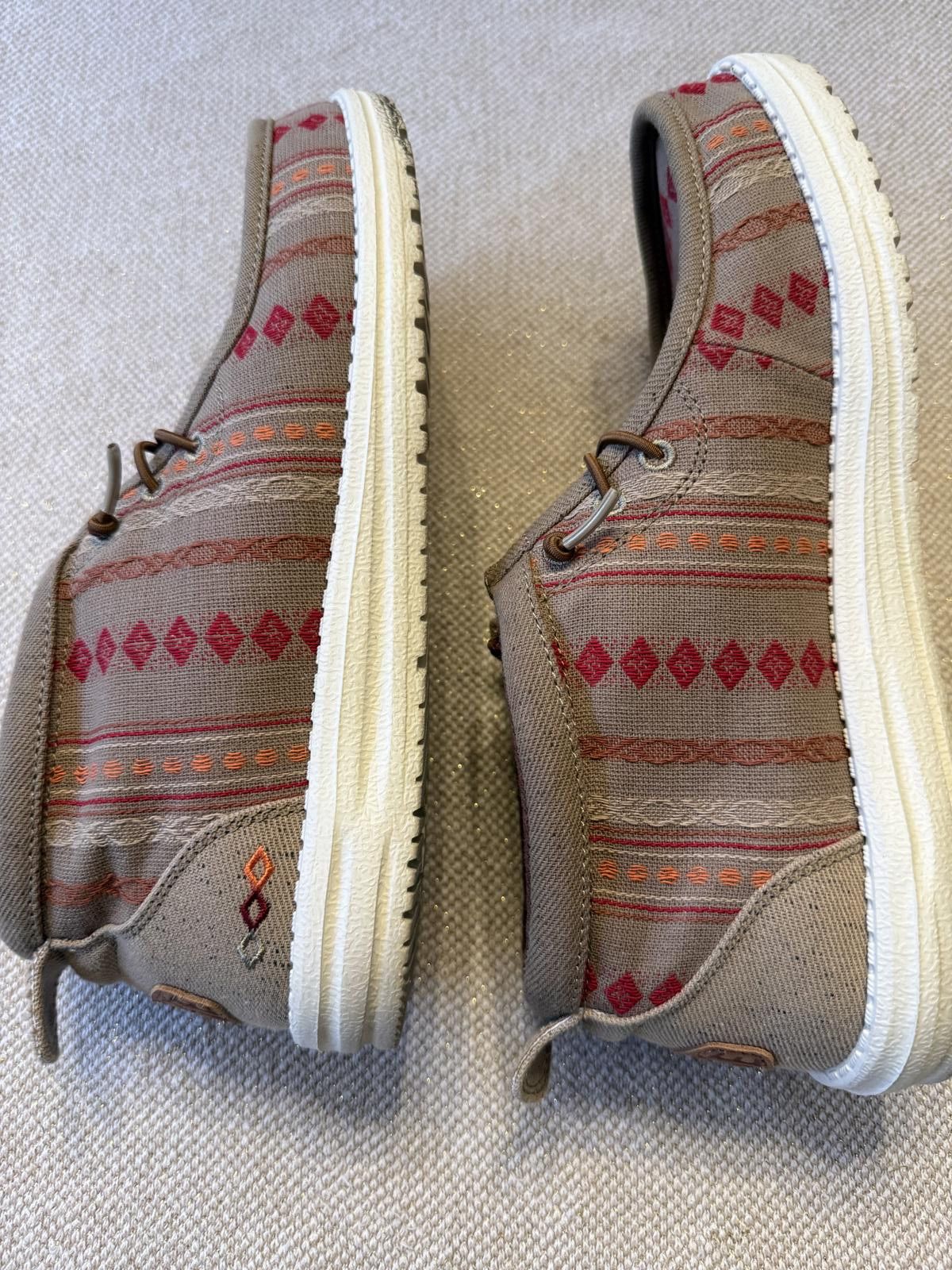 Duvetica Dude Shoes Casual Patterned Canvas Sneakers Size US 9 / EU 42 - 3 Thumbnail