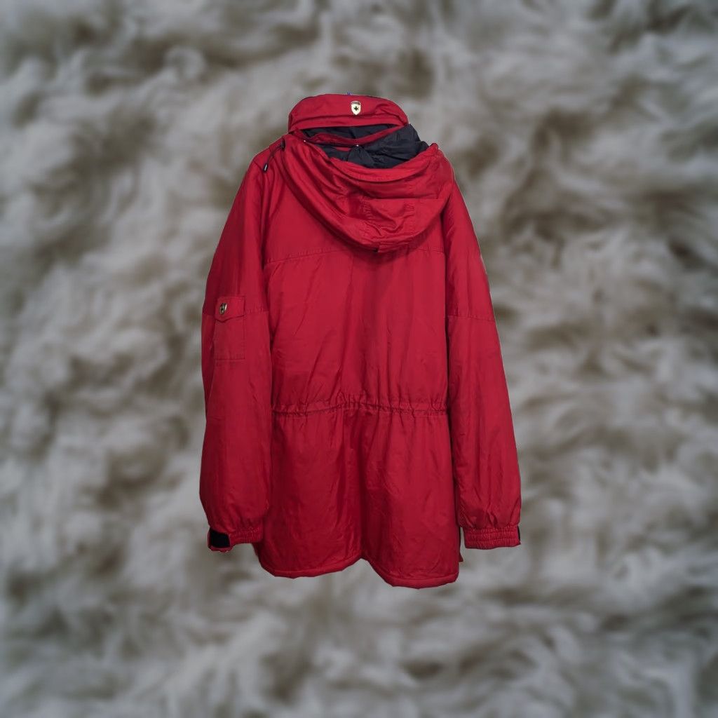 Vintage WELLENSTEYN Parka Jacket Men XL Red Waterproof Hooded Insulated Vintage Long Zip Size US XL / EU 56 / 4 - 1 Thumbnail