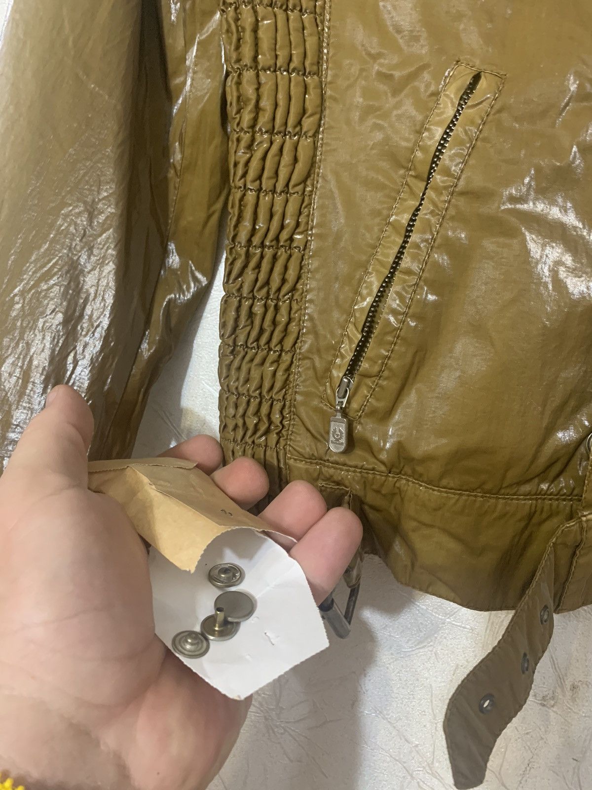 Belstaff Belstaff Gold Label Biker Gold Metallic Jacket Made In Italy Size M / US 6-8 / IT 42-44 - 17 Thumbnail