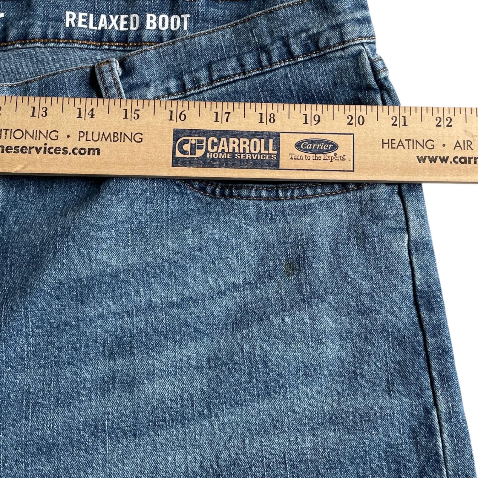 Wrangler Wrangler Relaxed Boot Jeans Mens 40x30 Blue Denim Pants Size US 40 / EU 56 - 10 Thumbnail