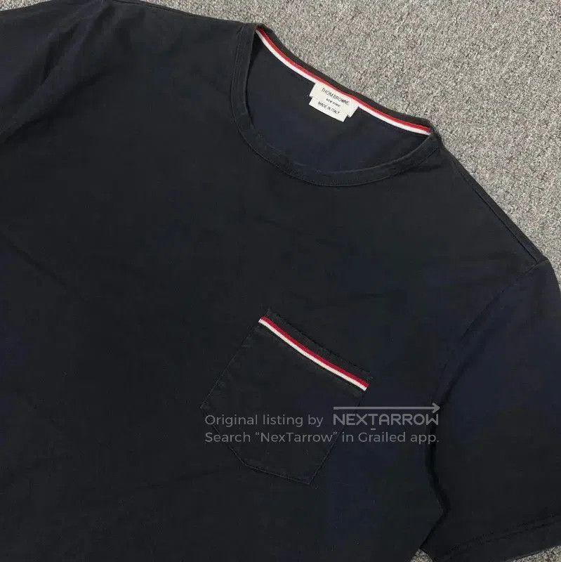 Thom Browne Thom Browne Men's Cotton T-Shirt in Black . Size US S / EU 44-46 / 1 - 3 Thumbnail