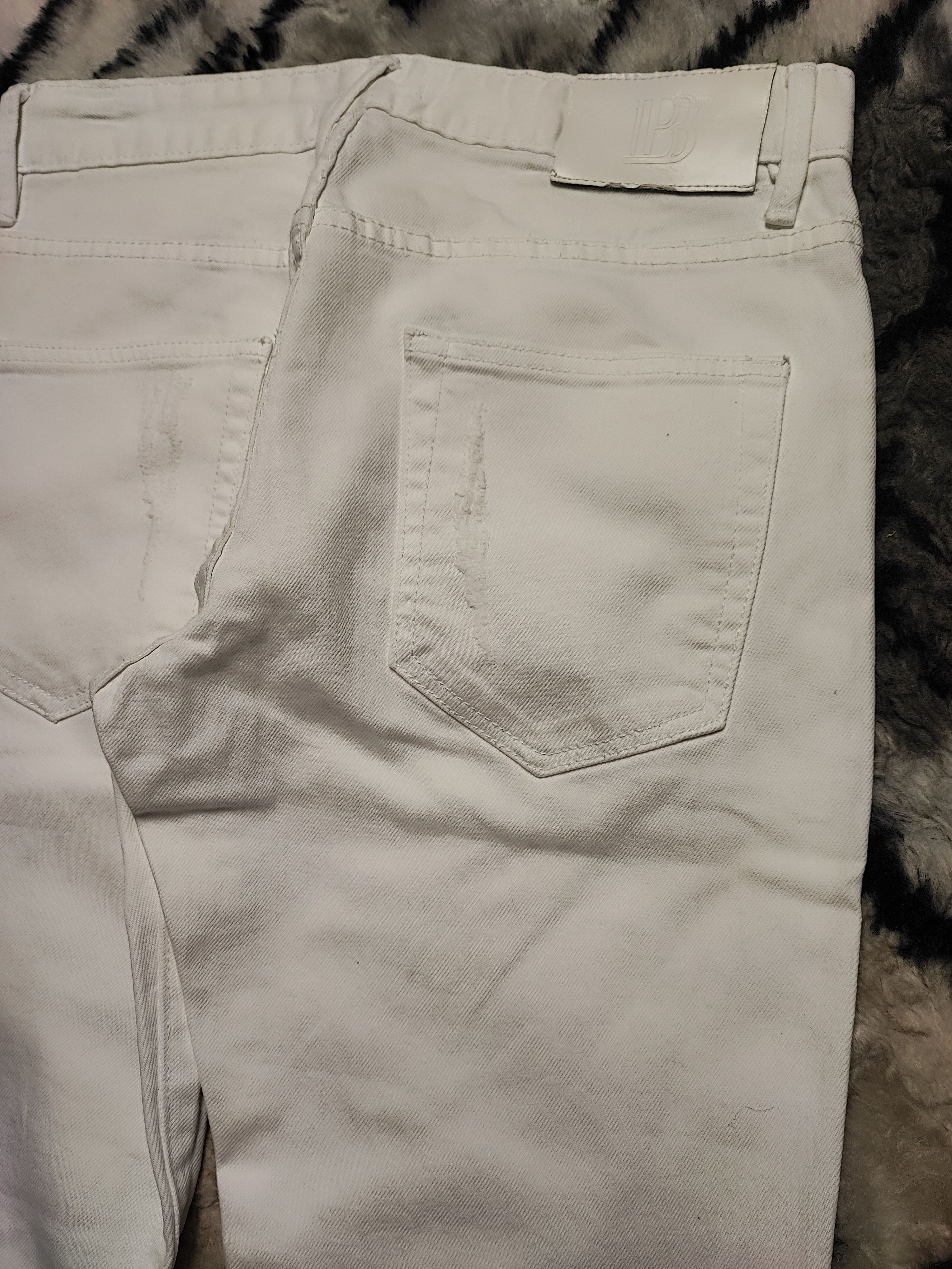 Balmain Balmain White Denim Jeans Thrashed Distressed ERD Grunge Size US 30 / EU 46 - 10 Thumbnail