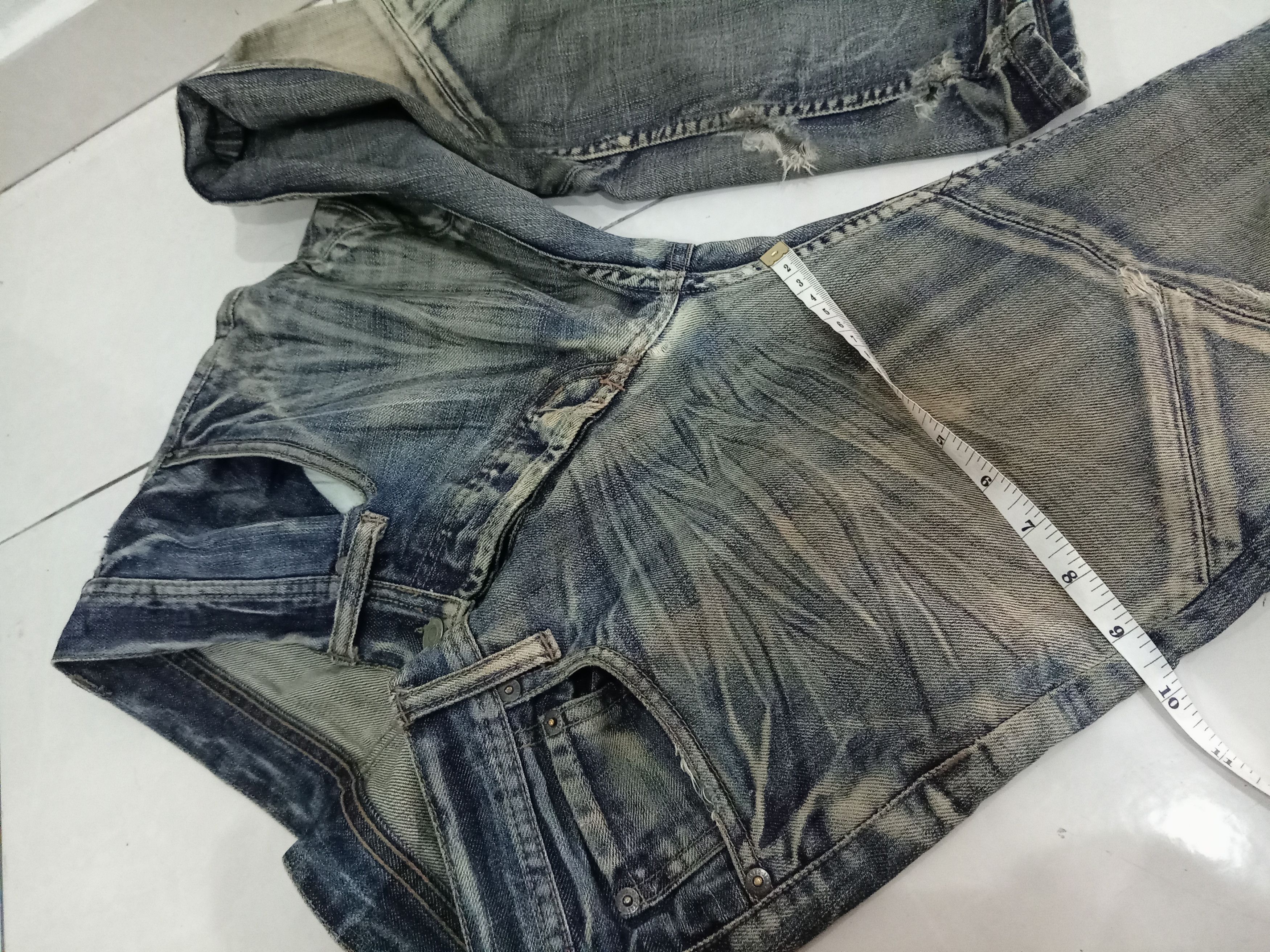 Japanese Brand EDGE RUPERT Distressed denim jeans Size US 30 / EU 46 - 14 Thumbnail