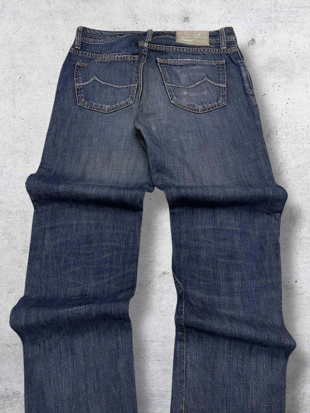 Jacob Cohen VINTAGE JACOB COHEN 90S DESIGNER BLUEWASHED DISTRESSED DENIM Size US 30 / EU 46 - 11 Thumbnail