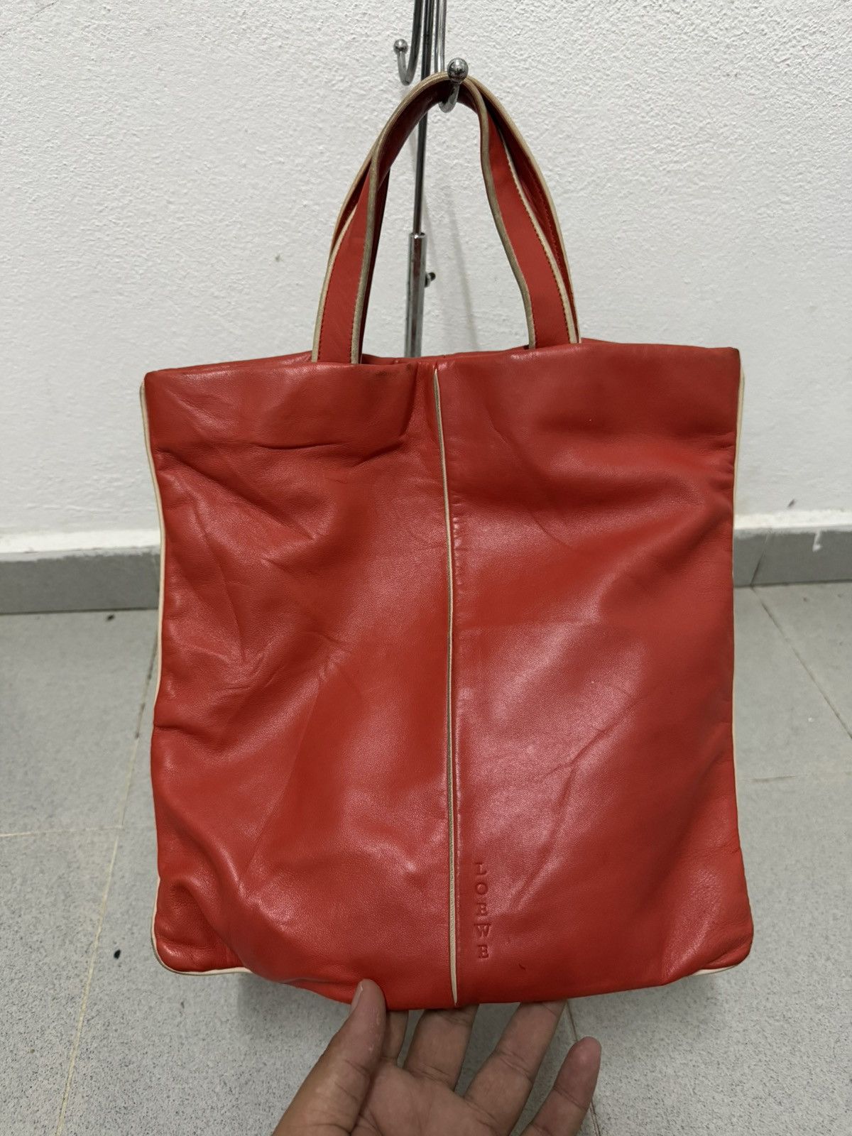 Loewe Loewe madrid red totebag Size ONE SIZE - 5 Thumbnail
