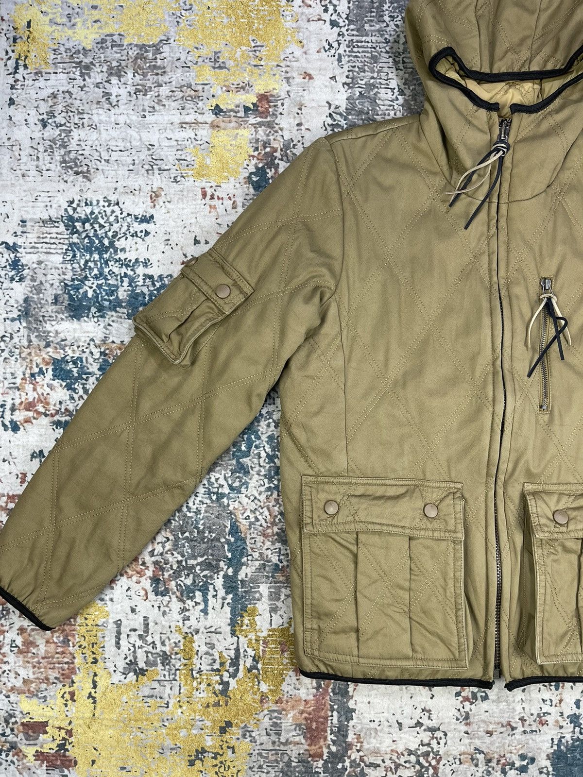 Japanese Brand How’s T.T.U Off And On Reversible Diamond Quilted Jackets Size S / US 4 / IT 40 - 2 Thumbnail