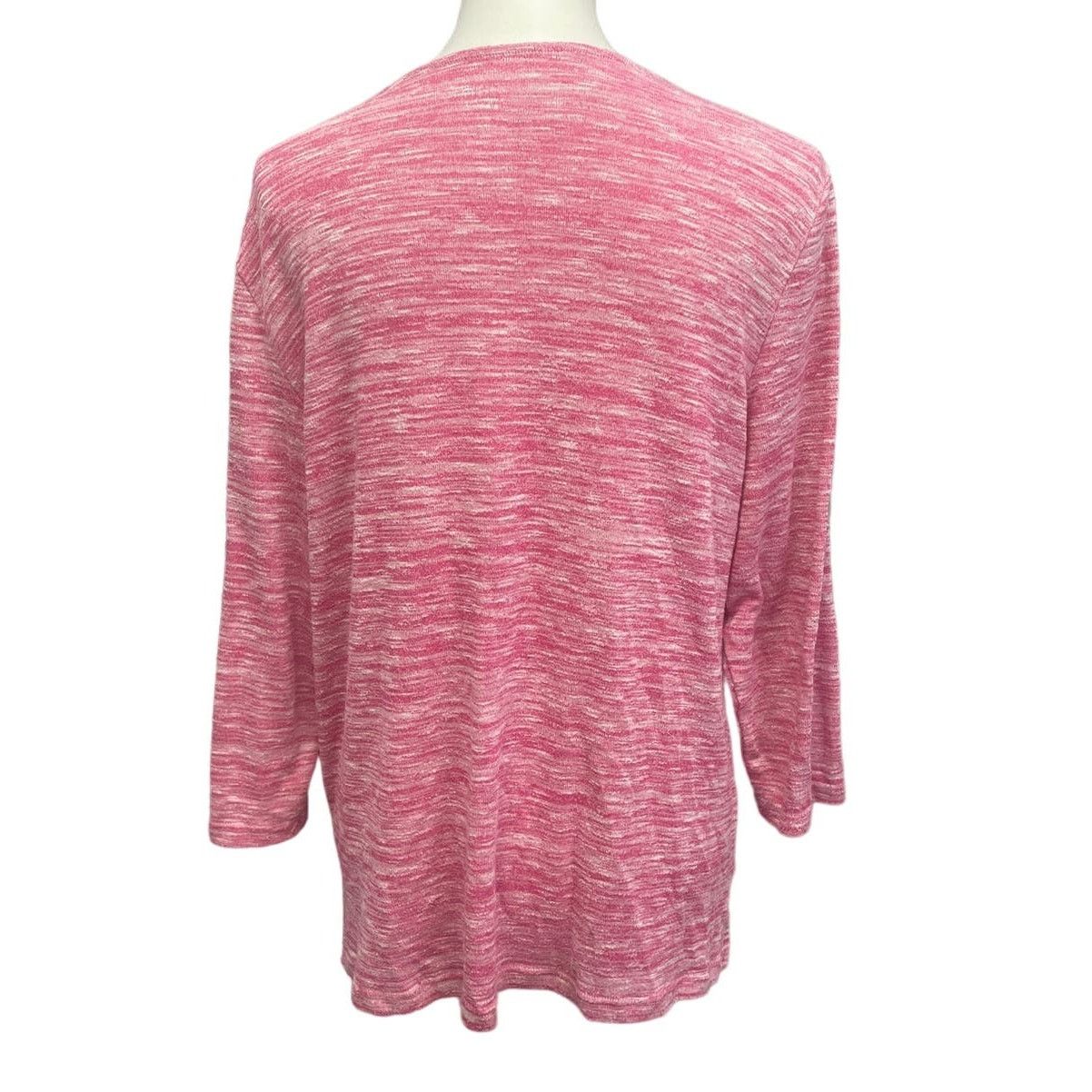 Croft & Barrow Croft & Barrow Large Sparkle Studded Rayon Blend Soft Top Size L / US 10 / IT 46 - 4 Thumbnail