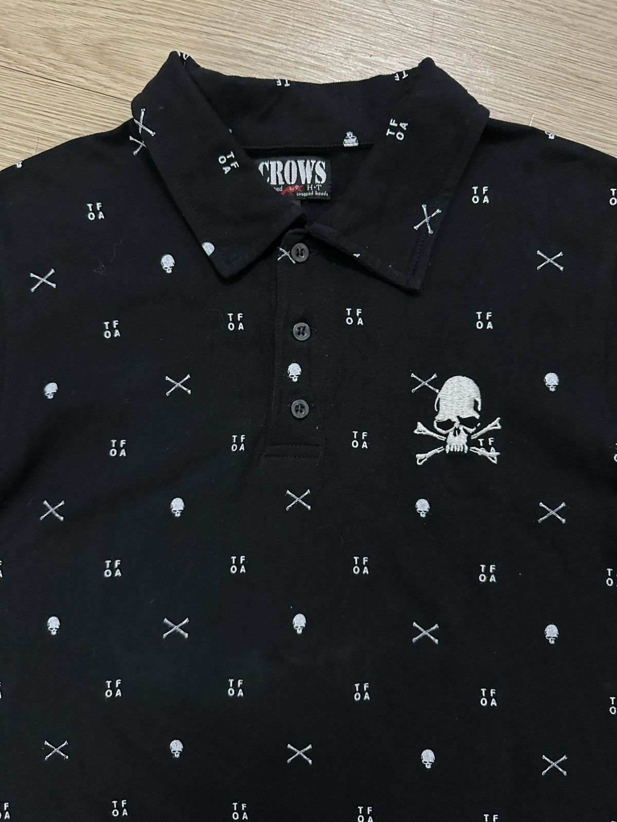 Buzz Rickson's × Japanese Brand × Vintage Rare Crows x WORST T.F.O.A Hiroshi Takahashi Polo Shirt Size US S / EU 44-46 / 1 - 3 Thumbnail