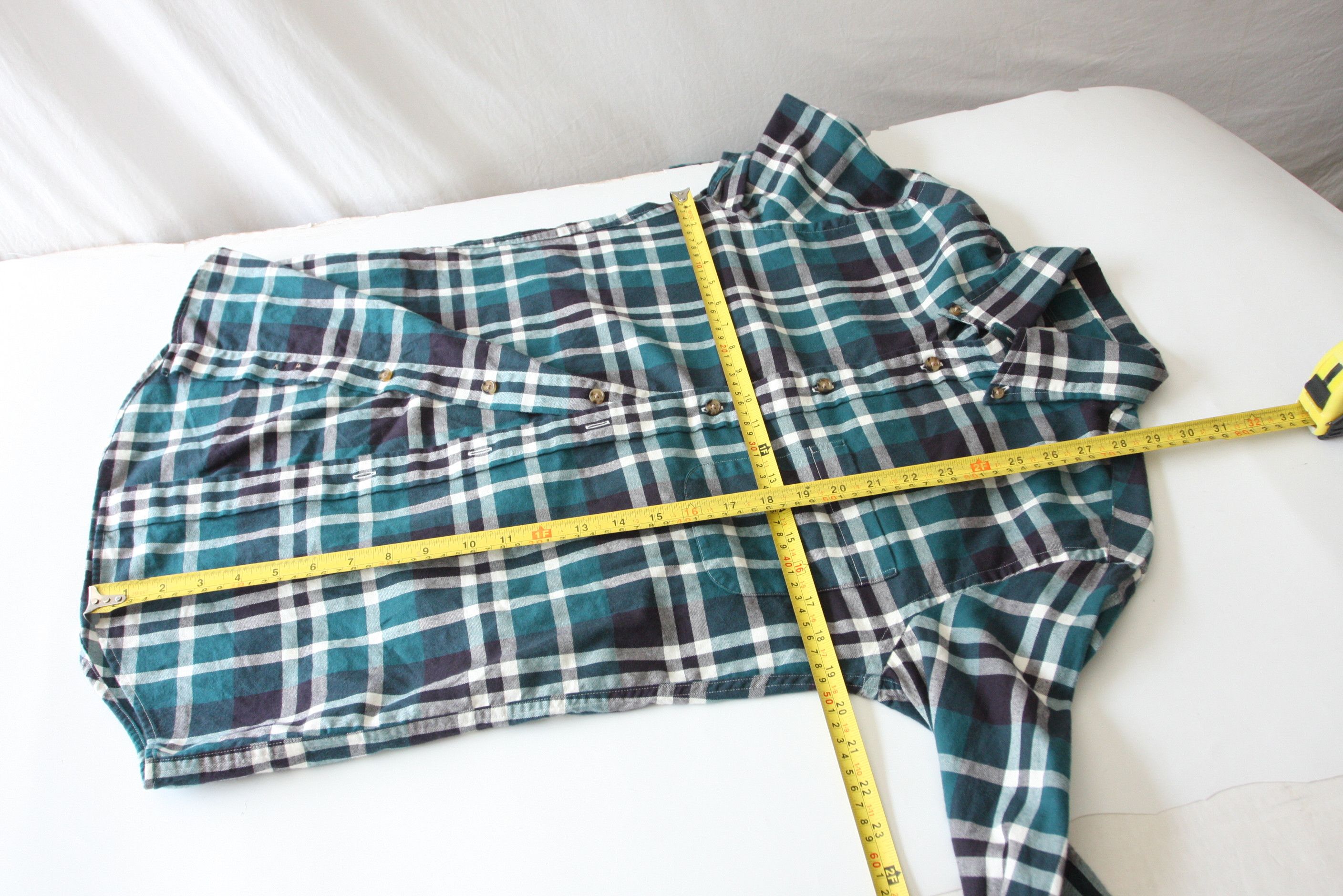Brooks Brothers Brooks Brothers Milano Flannel Shirt Size S Green Plaid Size US S / EU 44-46 / 1 - 5 Thumbnail