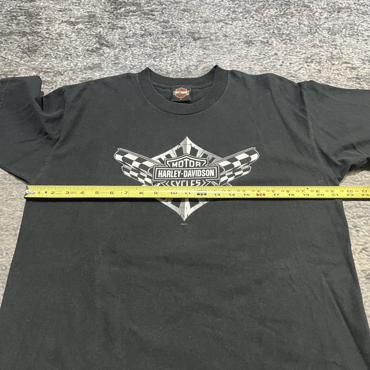 Harley Davidson Vintage Y2K Harley Davidson Logo Grunge Skater T Shirt Large Size US L / EU 52-54 / 3 - 8 Thumbnail
