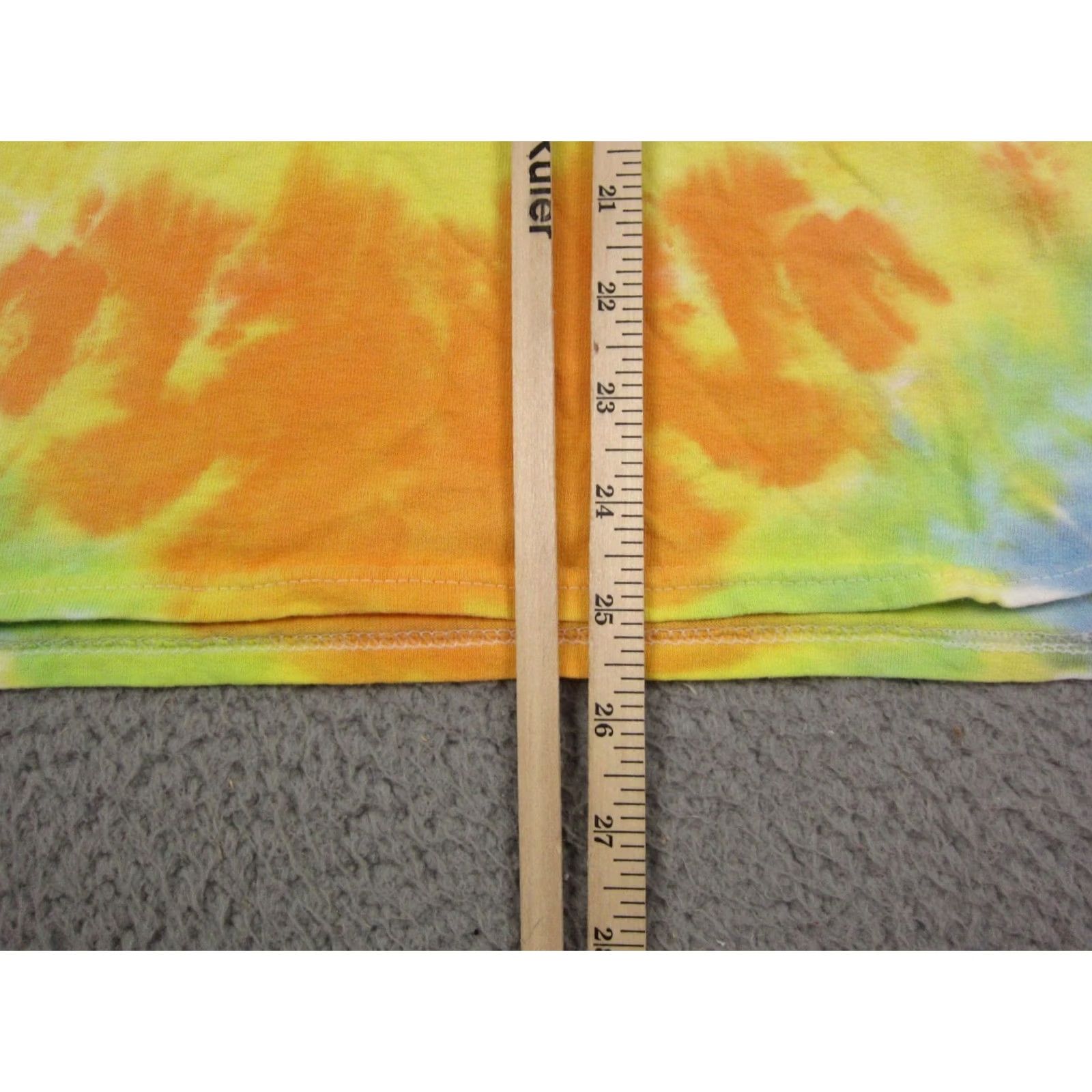 Vintage Jimmy Buffet Shirt Mens Small Yellow Blue Tie Dye Tour 2014-15 Farewell Y2K Size US S / EU 44-46 / 1 - 6 Thumbnail