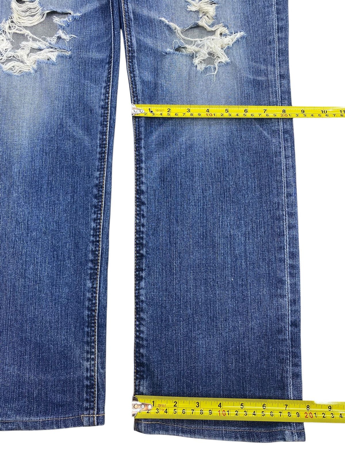 Edwin Edwin Faded Wash Distressed Style Loose Jeans Size US 30 / EU 46 - 7 Thumbnail