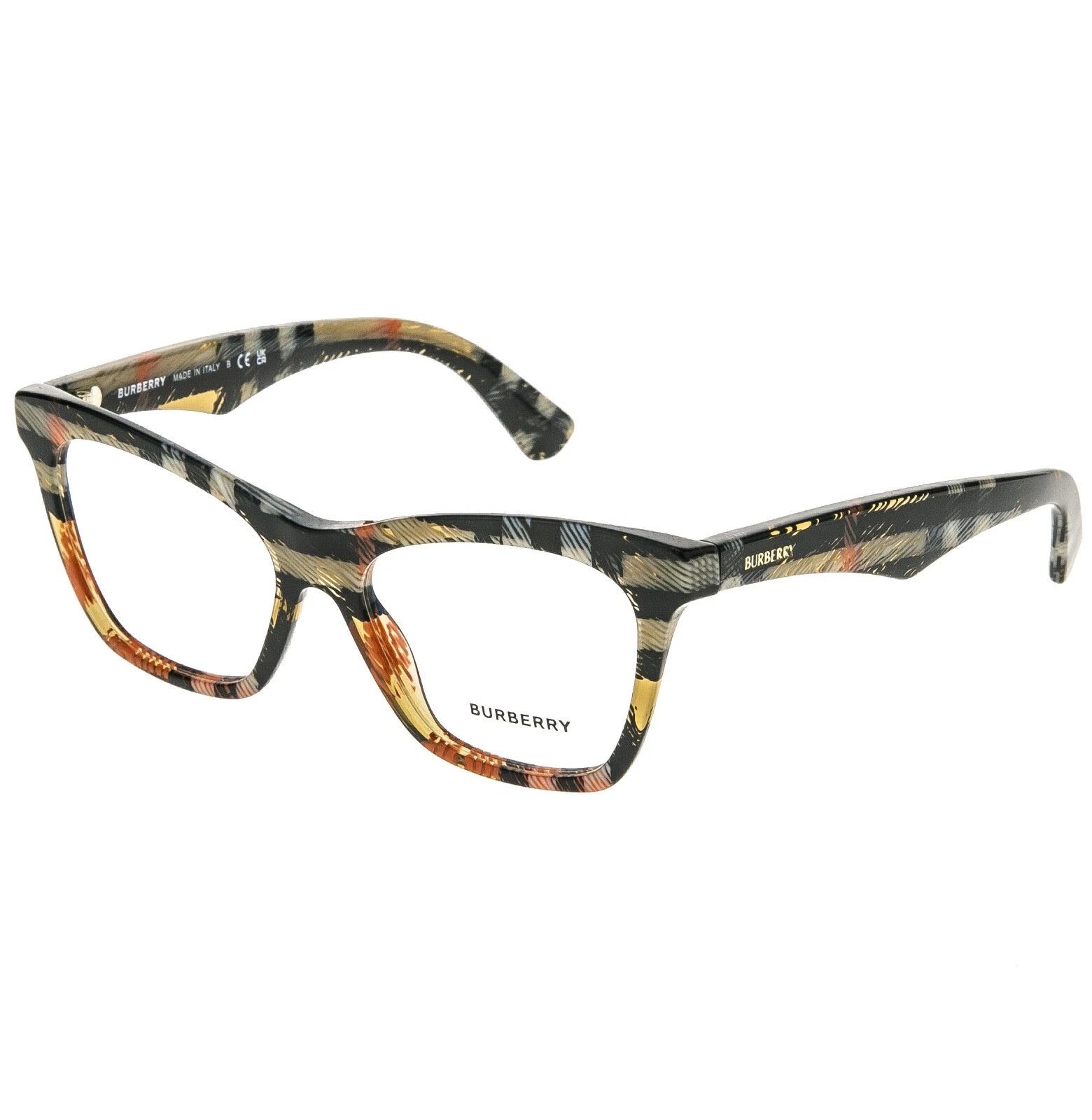 Burberry BURBERRY BE2416 Brown Check Classic Eyeglasses Optical 2416 Size ONE SIZE - 7 Thumbnail