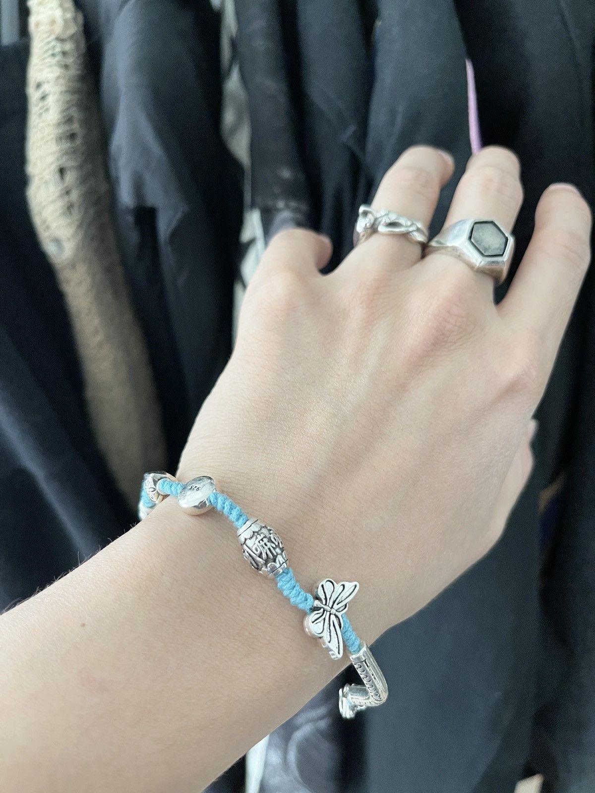Japanese Brand × Vintage STEAL! Vintage Tibetan Sliver Bracelet Size ONE SIZE - 1 Thumbnail