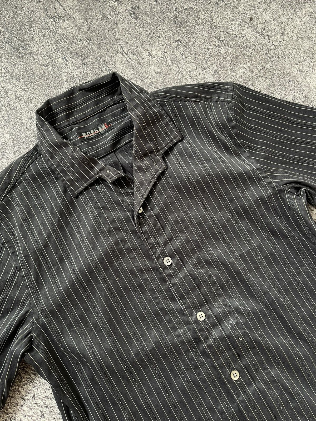 Japanese Brand Y2K Morgan Homme ifsixwasnine punk button shirt Size US M / EU 48-50 / 2 - 1 Thumbnail