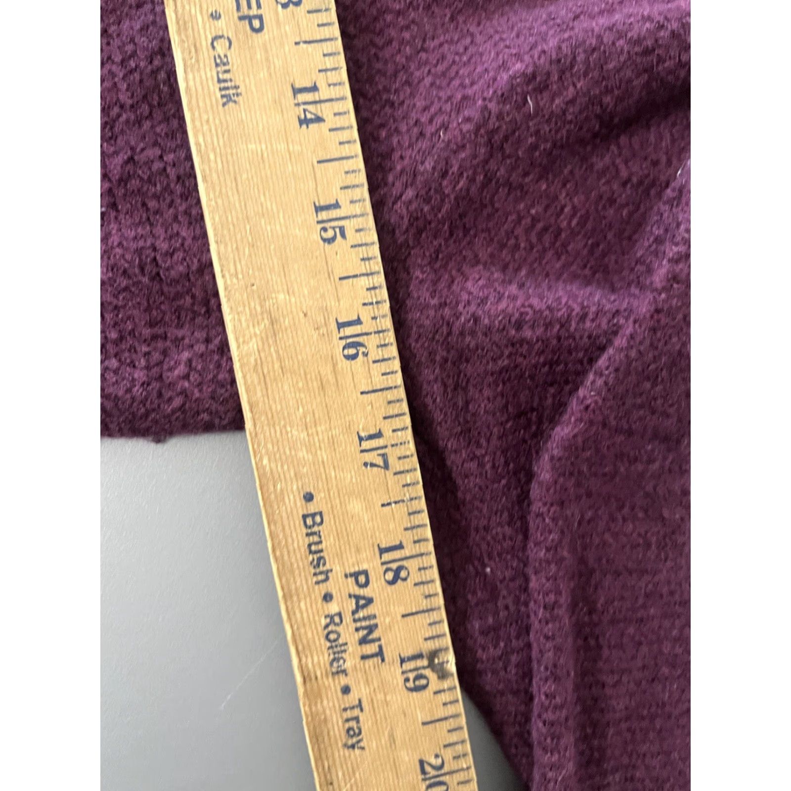 Gap Gap Women Solid V-Neck Knit Sweater Shirt Long Sleeve XS Maroon Men? (No, keep gender at end) Size XS / US 0-2 / IT 36-38 - 5 Thumbnail