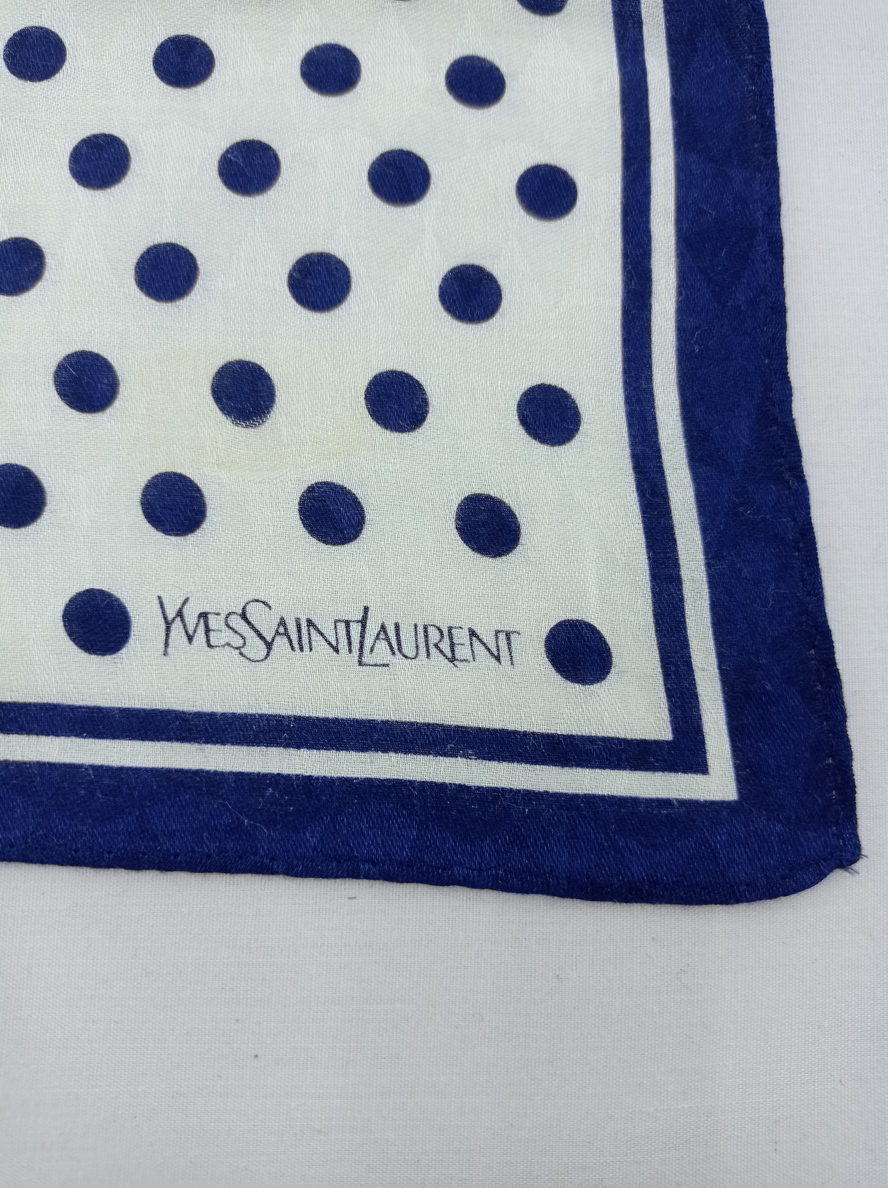 Vintage × Yves Saint Laurent Vintage Yves Saint Laurent Handkerchief / Neckwear / Bandana Size ONE SIZE - 5 Thumbnail