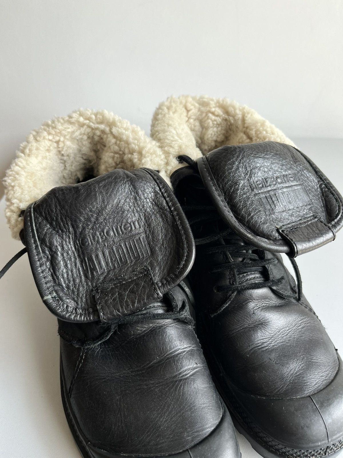 Neil Barrett Neil Barrett x Palladium AW11 shearling leather combat boots Size US 8 / EU 41 - 13 Thumbnail