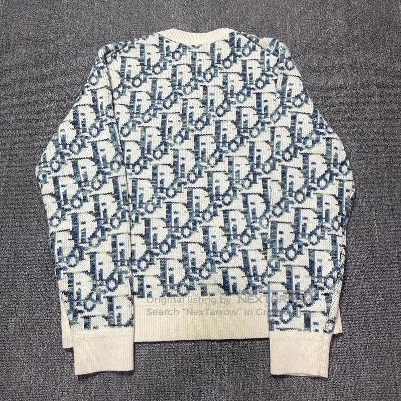 Dior Dior Men's White Wool Sweater . Size US XL / EU 56 / 4 - 2 Thumbnail