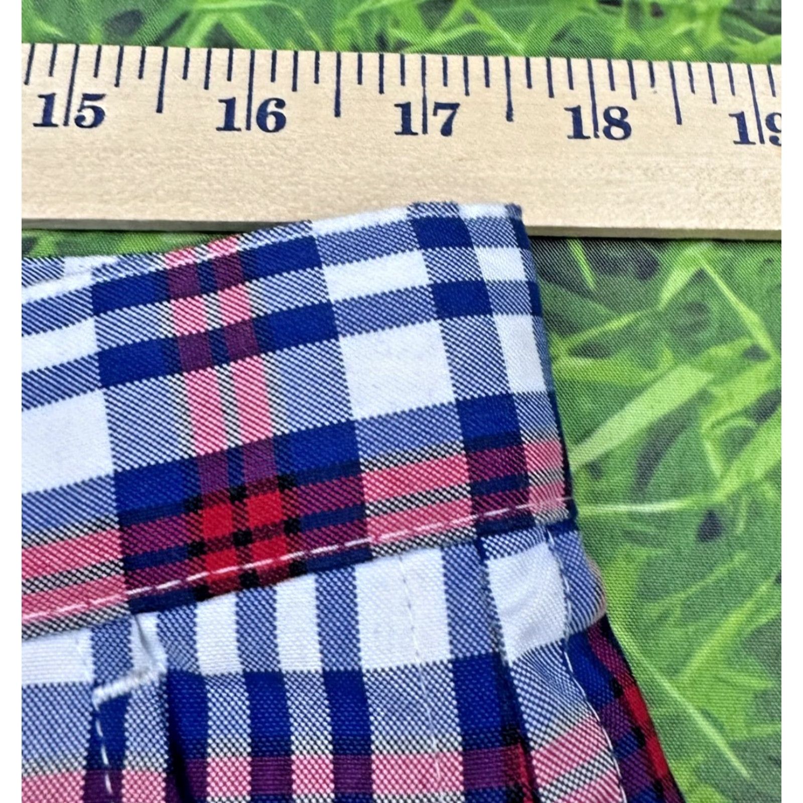 Izod Izod Golf Shorts Mens 34 Red Blue White Plaid Lightweight Chino Prep Summer Size US 34 / EU 50 - 5 Thumbnail