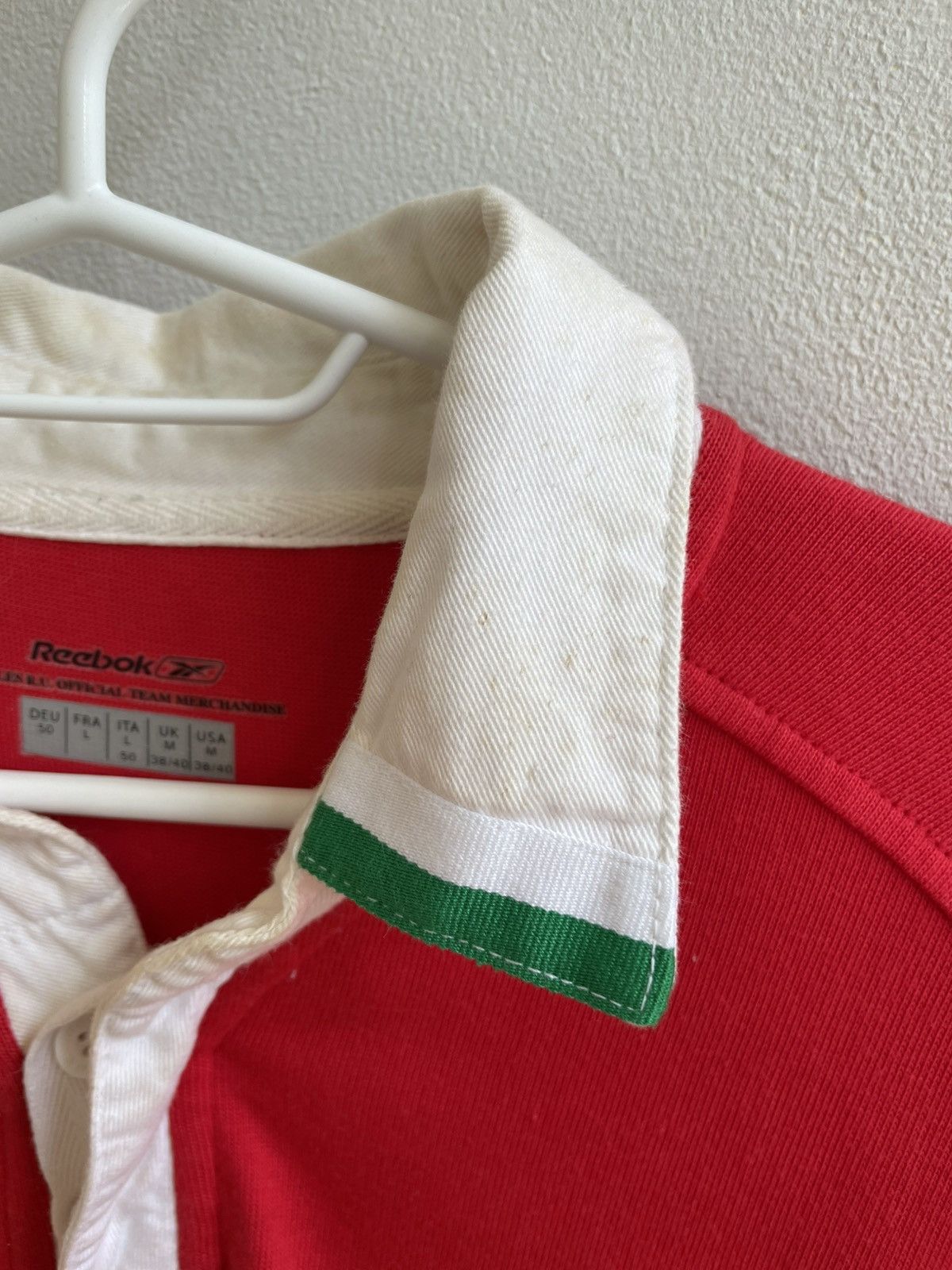 Other Wales Rugby 2004 2006 Shirt Reebok Welsh Home Vintage Jersey Size US L / EU 52-54 / 3 - 8 Thumbnail