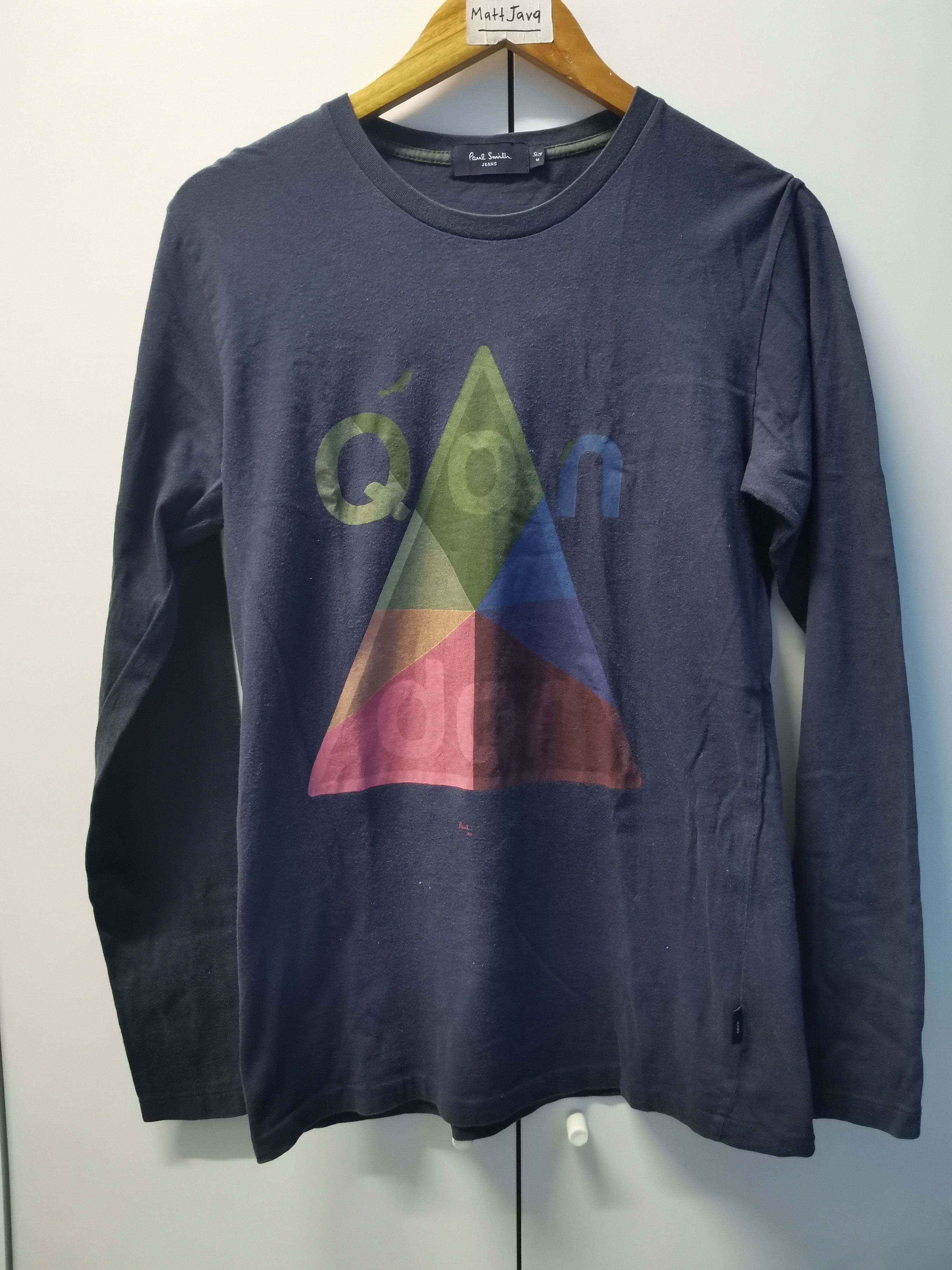 Paul Smith Paul Smith Jeans Fashion Designer Long Sleeve Tee Streetwear Size US M / EU 48-50 / 2 - 2 Thumbnail
