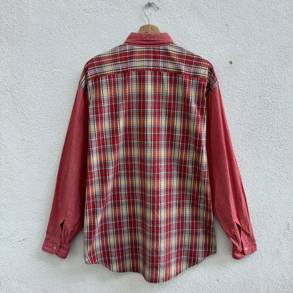 Karl Helmut Vintage Karl Helmut Patchwork Shirt Size US L / EU 52-54 / 3 - 2 Thumbnail