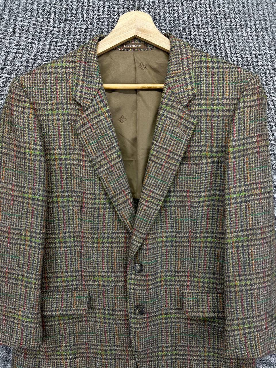 Givenchy Vintage Givenchy Luxury Wool Blazer Coat Jacket Size US M / EU 48-50 / 2 - 5 Thumbnail