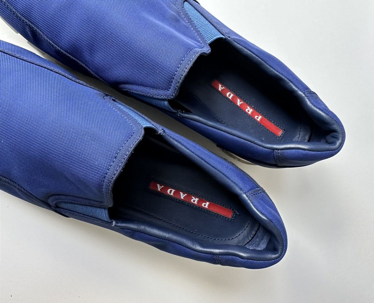 Prada PRADA 4D2805 low top slip on sneakers matchrace fabric Size US 11 / EU 44 - 3 Thumbnail